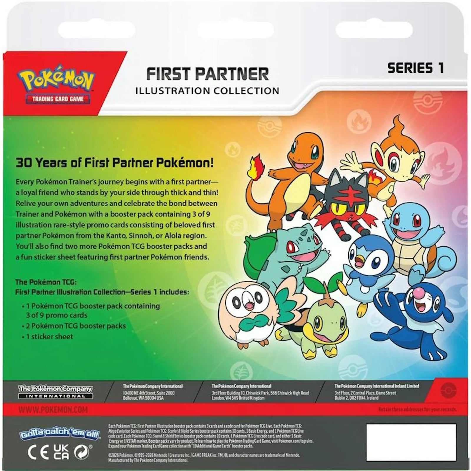 DRAFT - Pokemon First Partner Illustration Collection Series 1 Box | Sealed