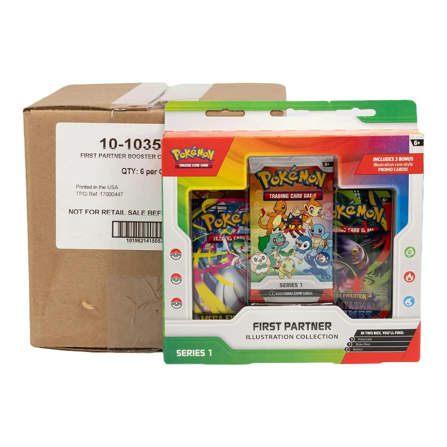 DRAFT - Pokemon First Partner Illustration Collection Series 1 | 6-Box Case