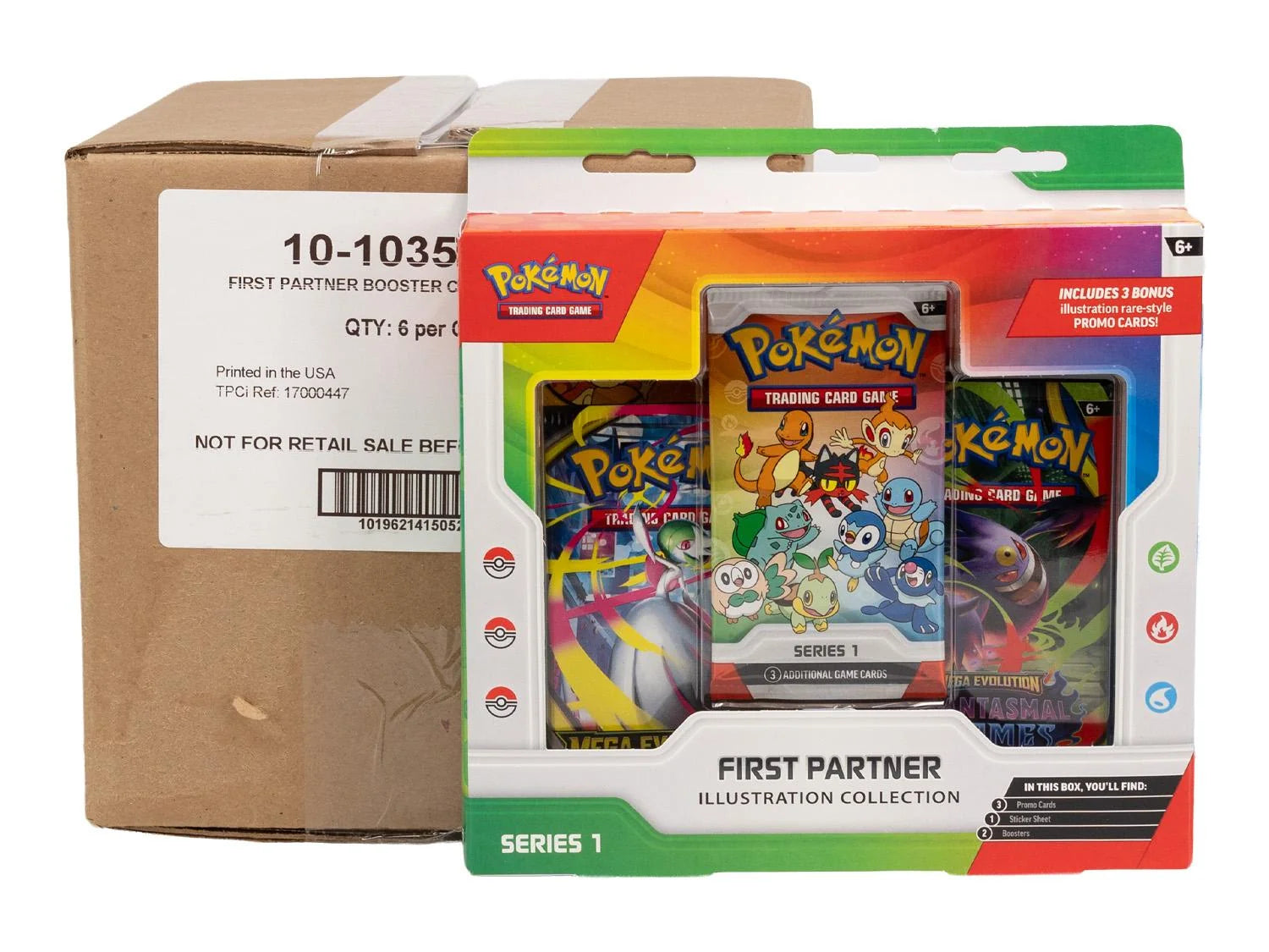 DRAFT - Pokemon First Partner Illustration Collection Series 1 | 6-Box Case
