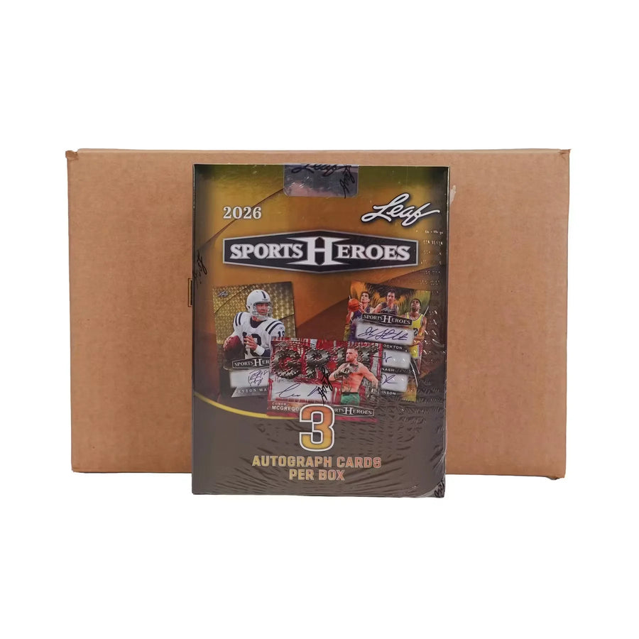 2026 Leaf Metal Sports Heroes Hobby 10-Box Case