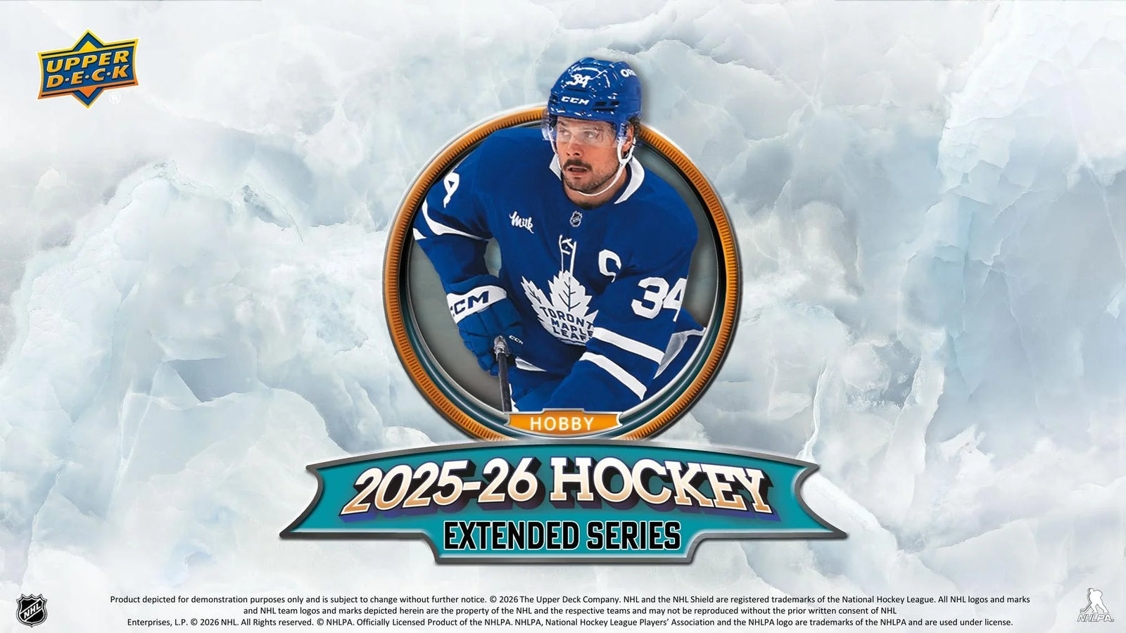 DRAFT - Presell 2025/26 Upper Deck Extended Series Hockey Hobby Box (Presell) Releases Jun. 3rd, 2026