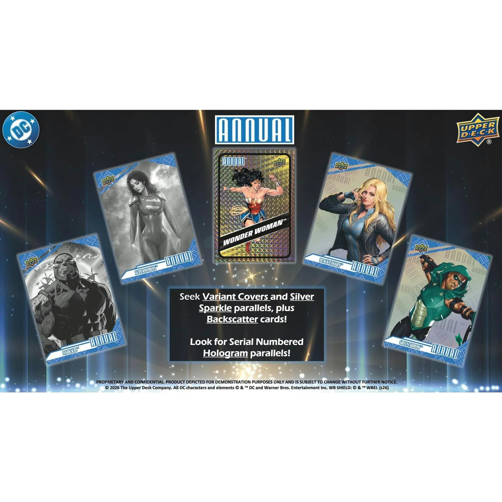 DRAFT - 2024/25 Upper Deck DC Annual Hobby 16-Box Case | Presell