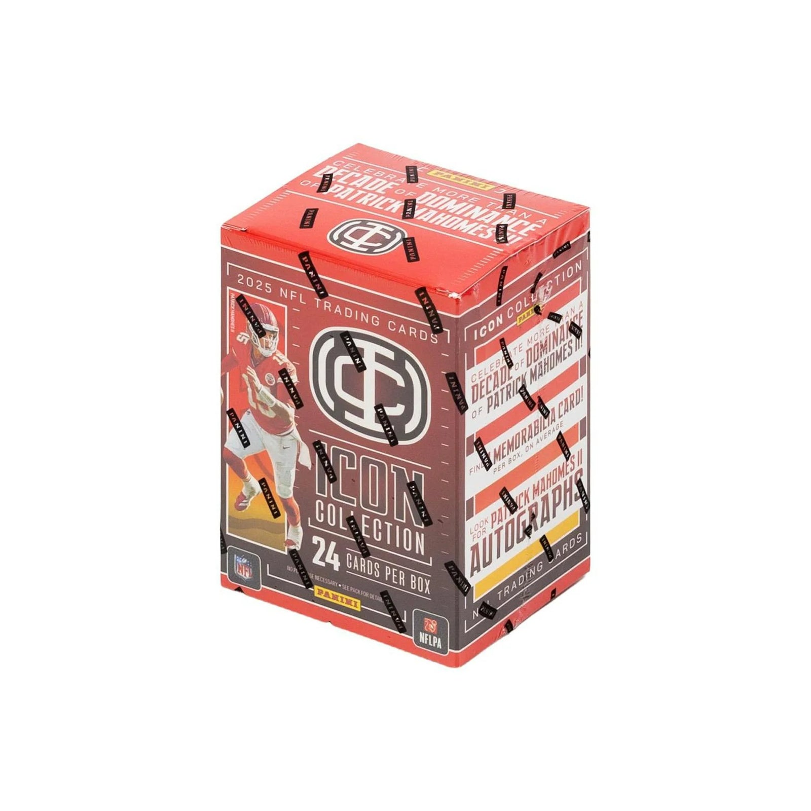 DRAFT - New 2025 Panini Mahomes Icon Collection Football Blaster 20-Box Case