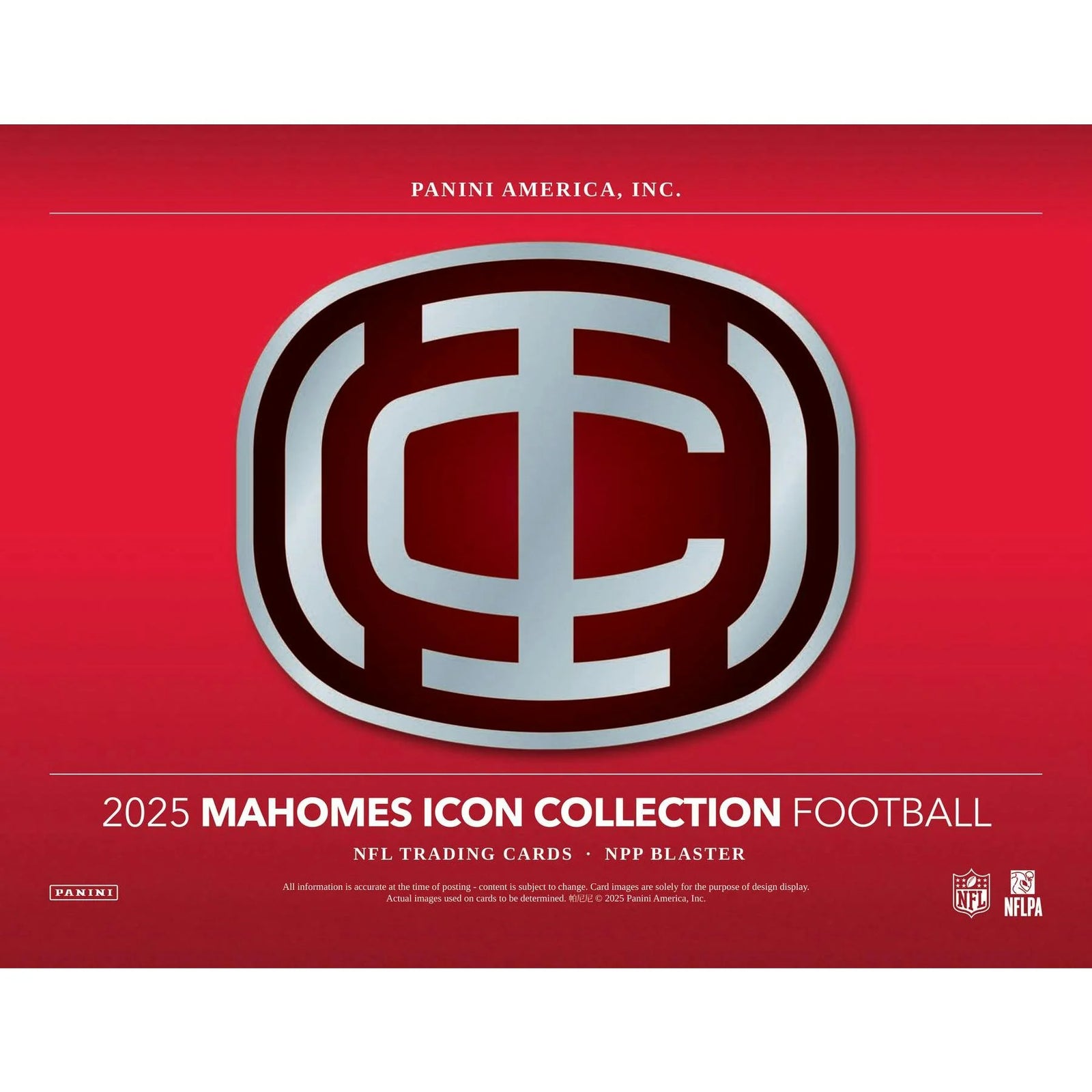 DRAFT - New 2025 Panini Mahomes Icon Collection Football Blaster 20-Box Case