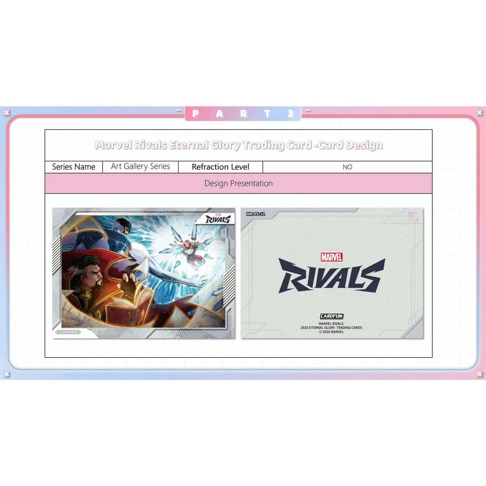 DRAFT - Marvel Rivals Eternal Glory Hobby 10-Box Case | 2026 Card.Fun Release