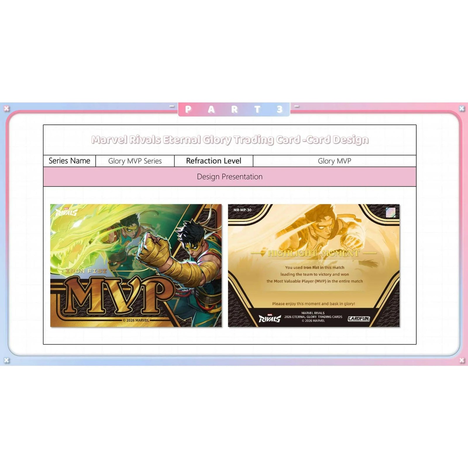 DRAFT - Marvel Rivals Eternal Glory Hobby 10-Box Case | 2026 Card.Fun Release