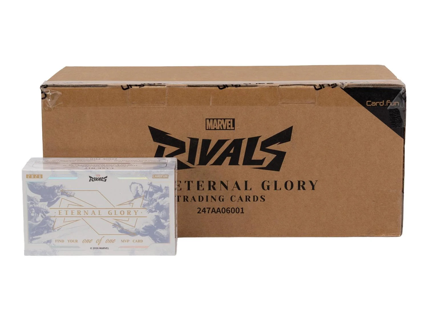 DRAFT - Marvel Rivals Eternal Glory Hobby 10-Box Case | 2026 Card.Fun Release