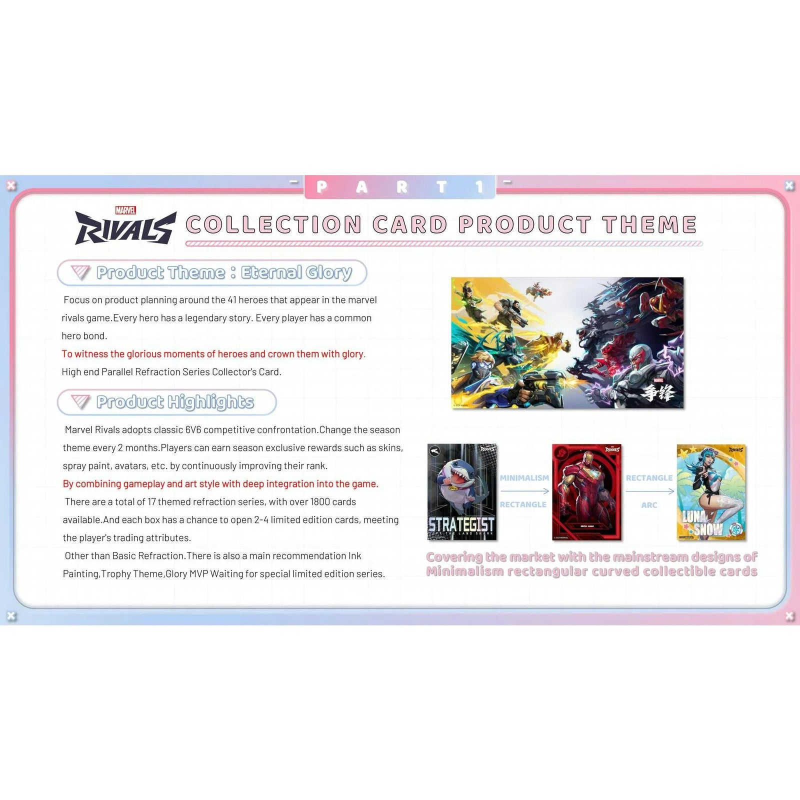 DRAFT - Marvel Rivals Eternal Glory Hobby 10-Box Case | 2026 Card.Fun Release