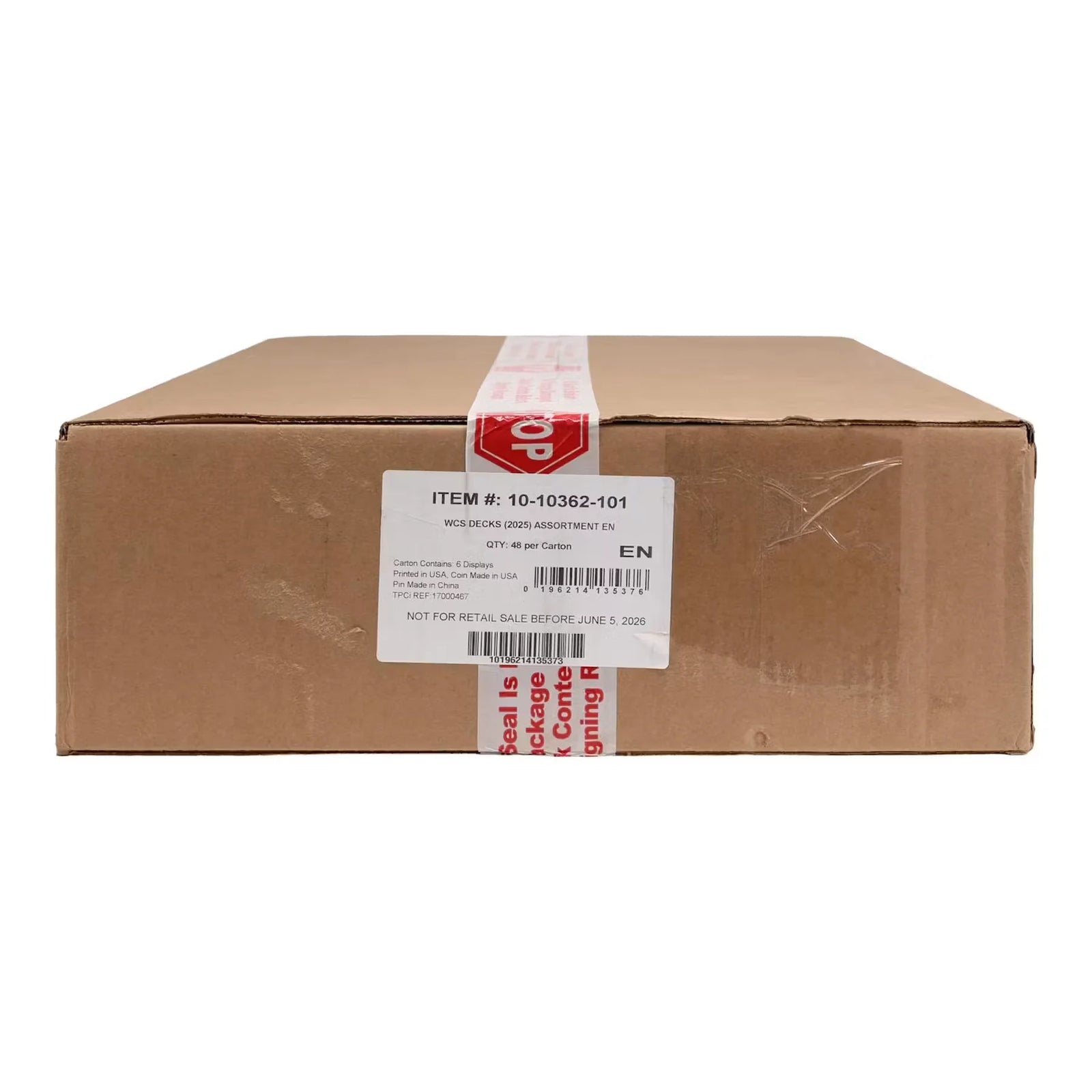 Pokemon 2025 World Championships Deck 6-Box Case (Ships Sealed Only) - D