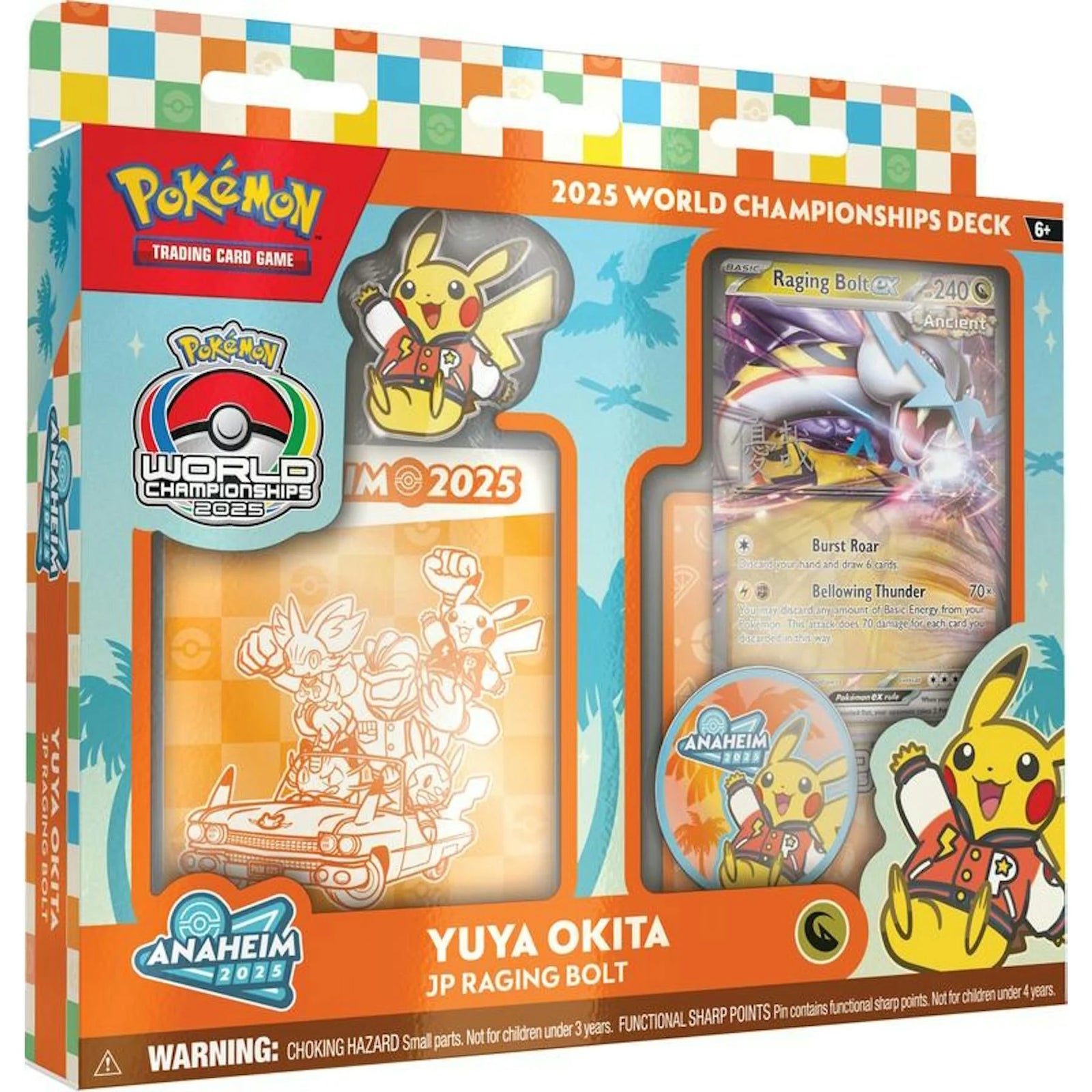 Pokemon 2025 World Championships Deck 6-Box Case (Ships Sealed Only) - D