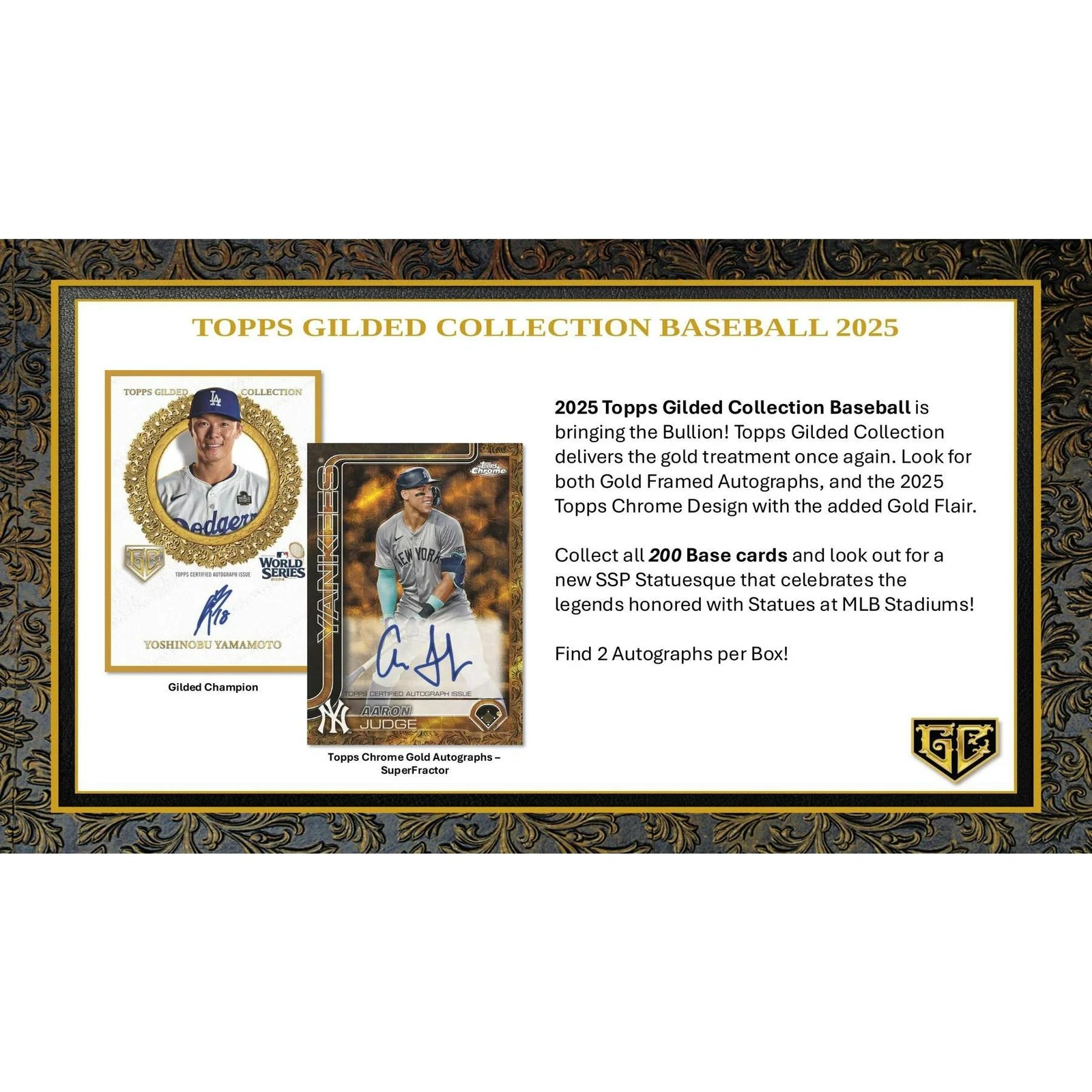 DRAFT - 2025 Topps Gilded Collection Baseball Hobby Box