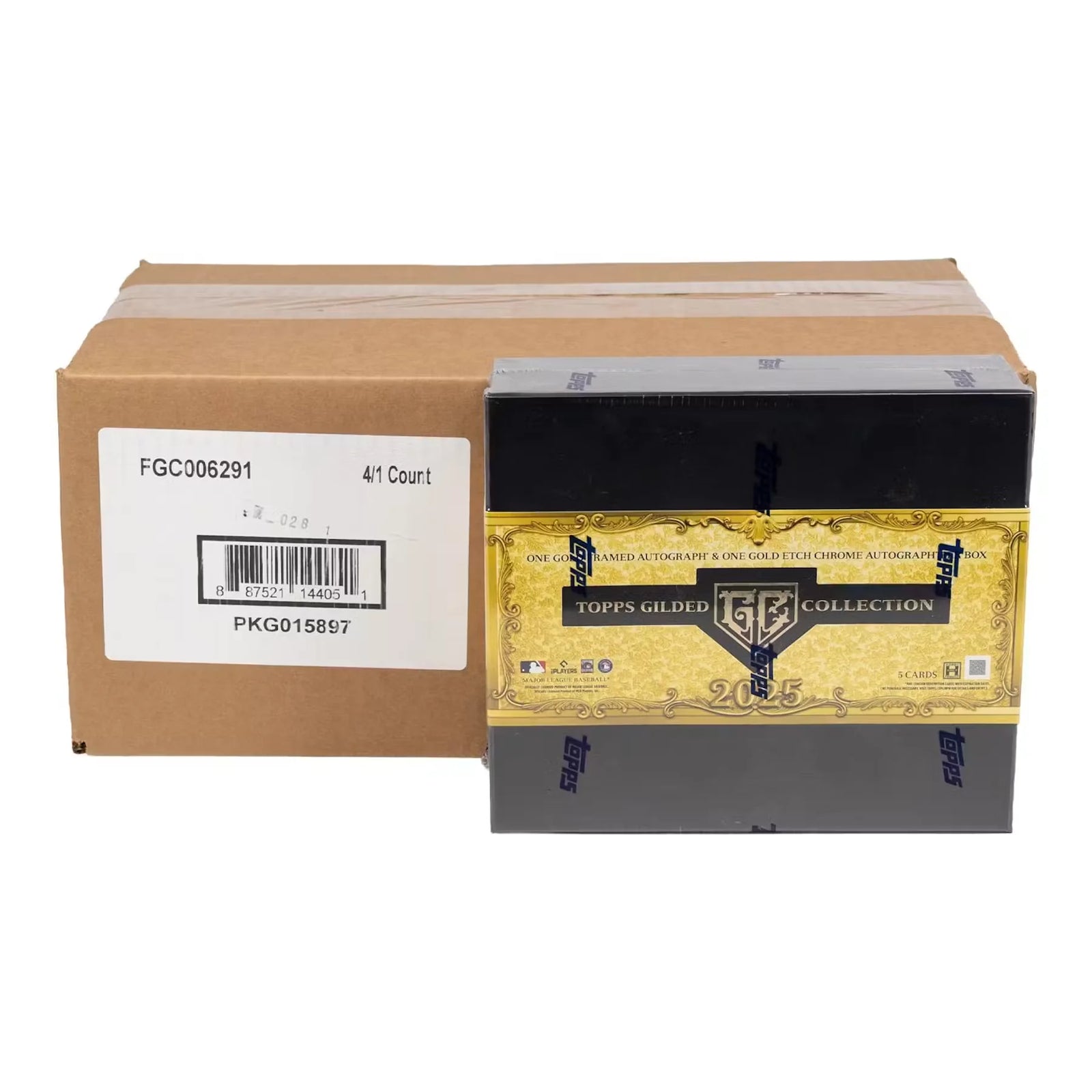 DRAFT - 2025 Topps Gilded Collection Baseball Hobby 4-Box Case