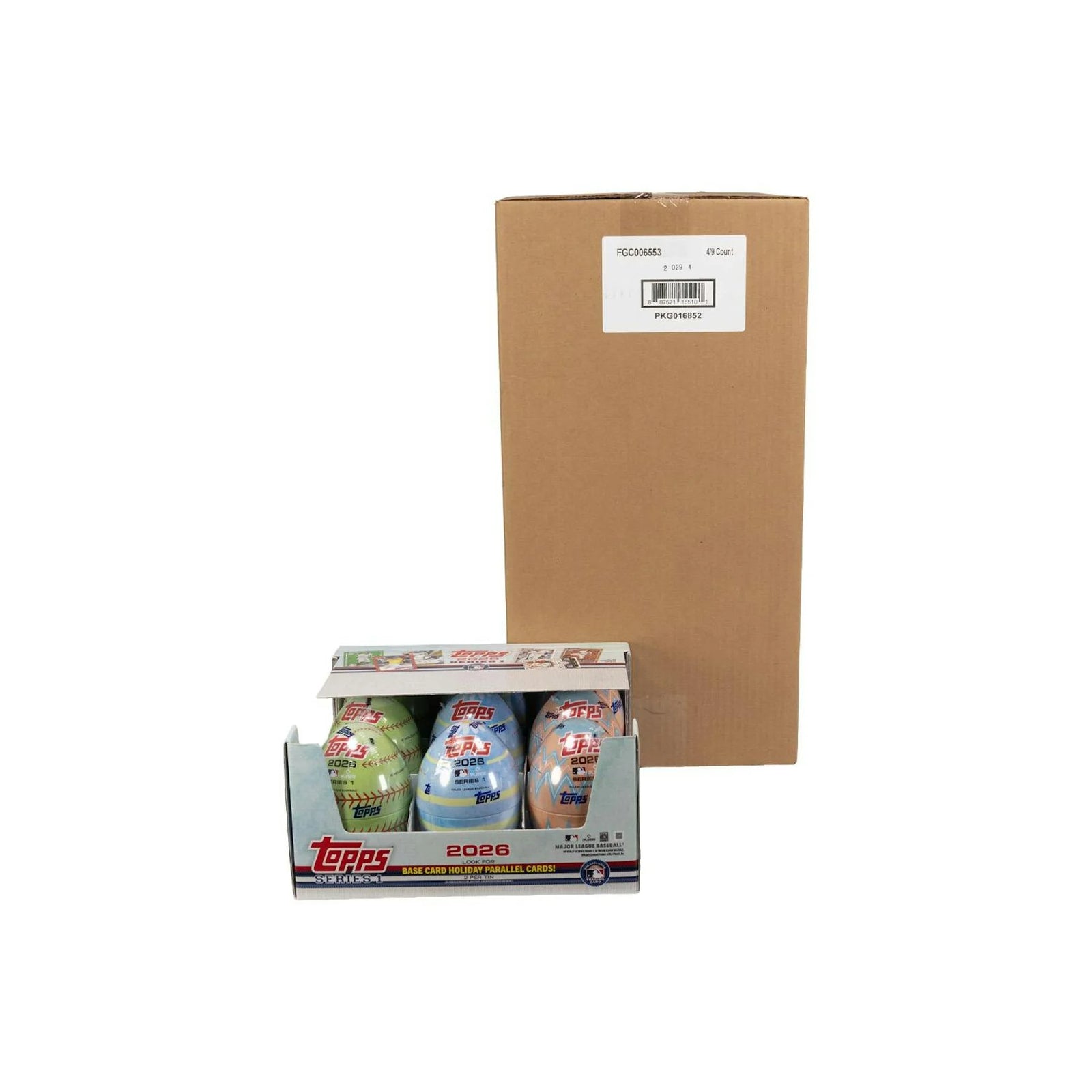 DRAFT - New 2026 Topps Series 1 Baseball 9-Tin 4-Box Case (36 Tins!)