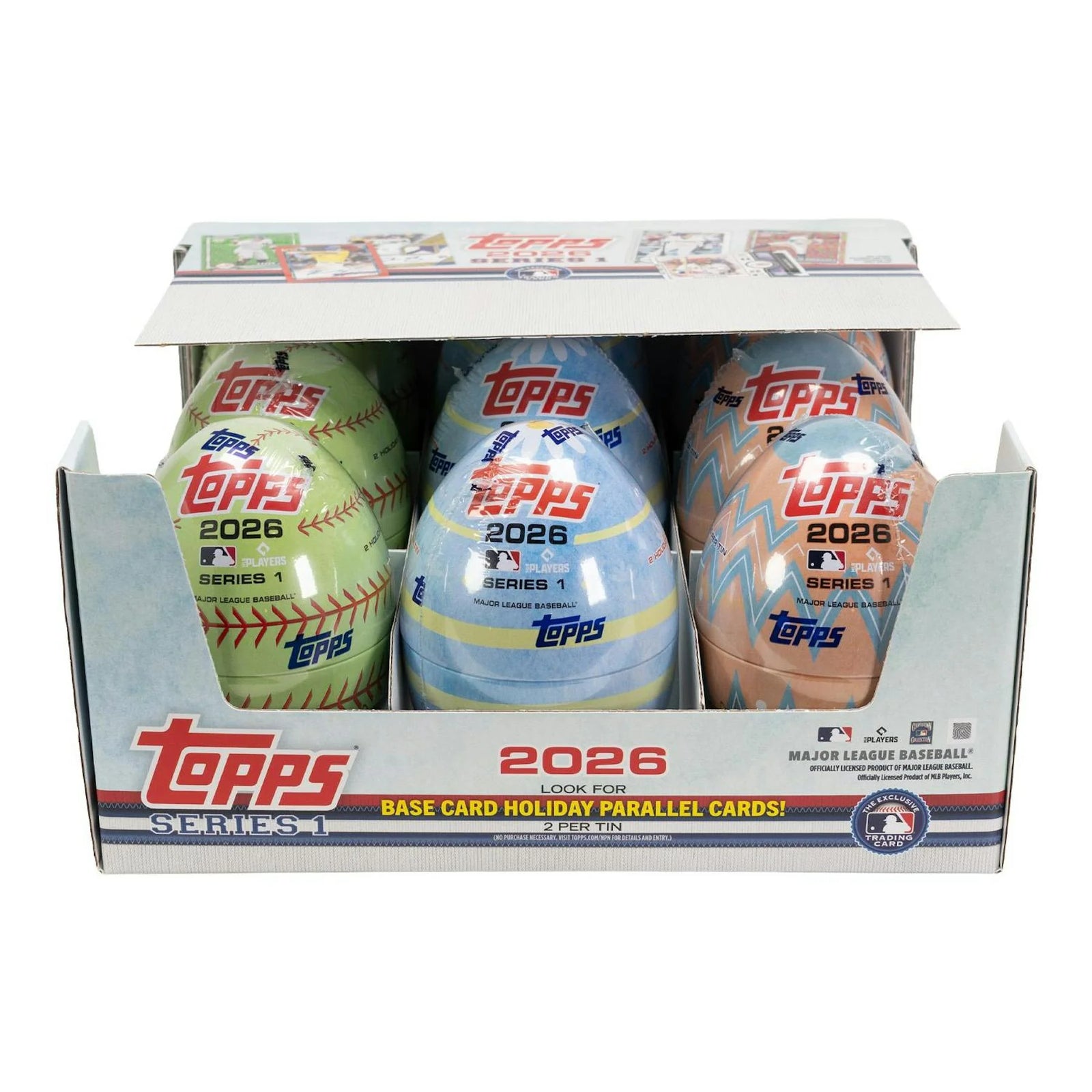 DRAFT - New 2026 Topps Series 1 Baseball 9-Tin 4-Box Case (36 Tins!)