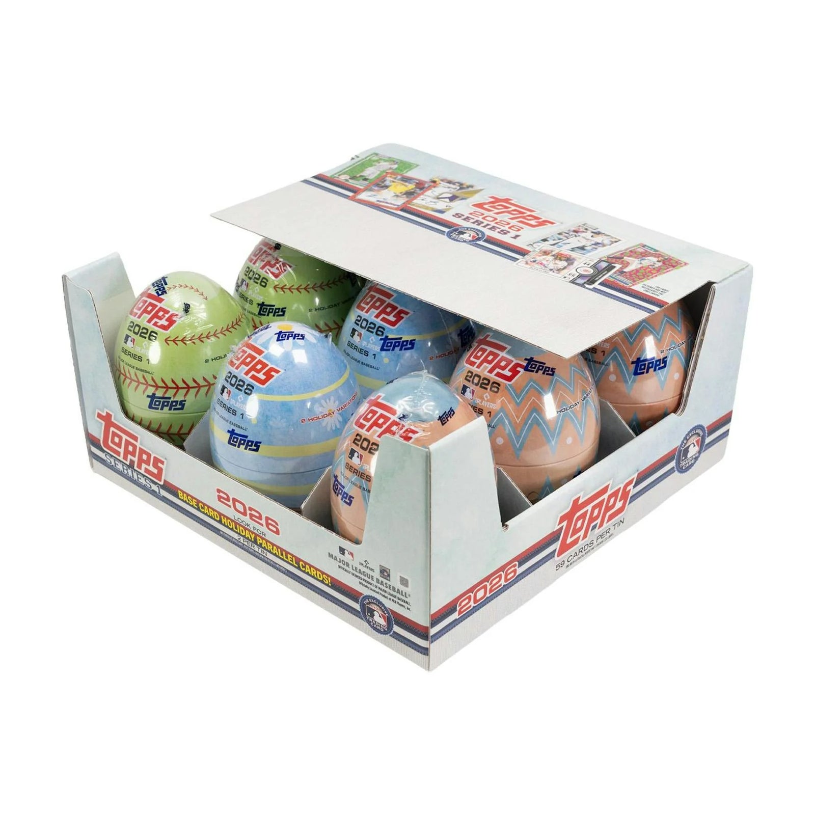 DRAFT - New 2026 Topps Series 1 Baseball 9-Tin 4-Box Case (36 Tins!)