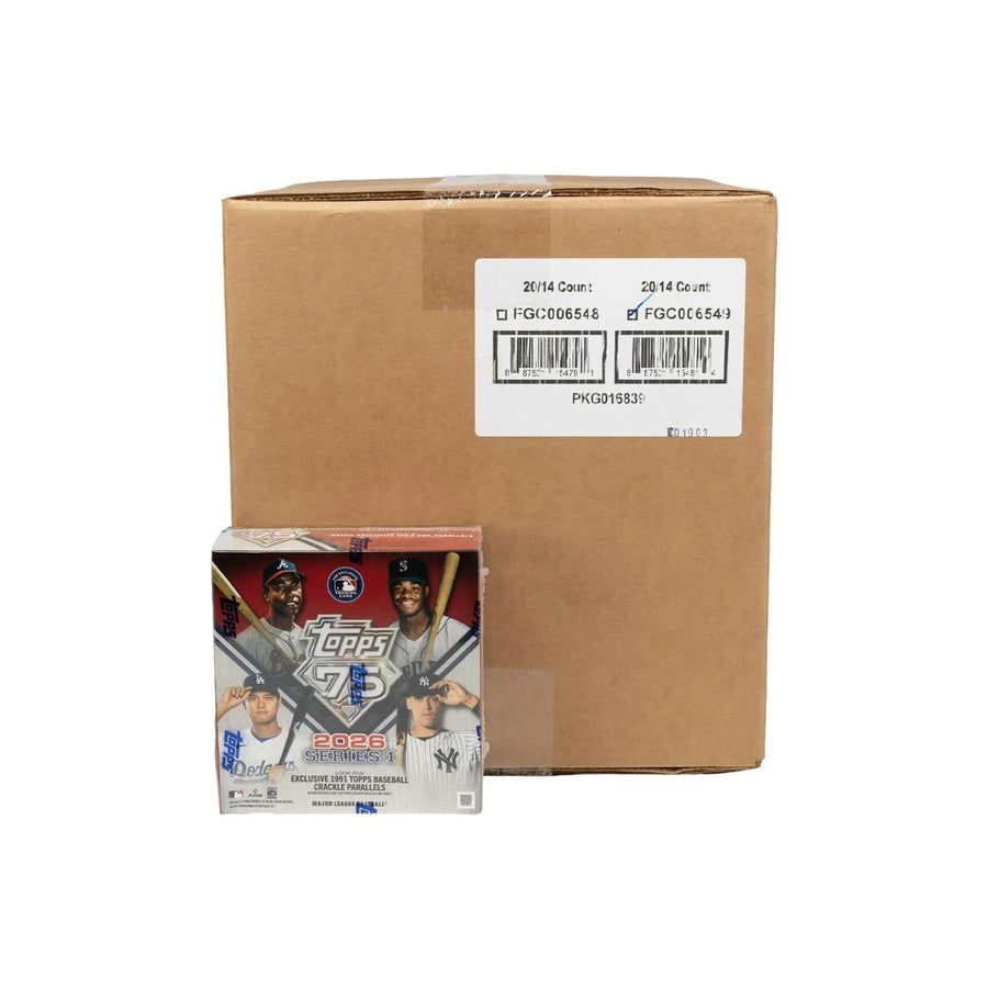 DRAFT - New 2026 Topps Series 1 Baseball Mega 20-Box Case