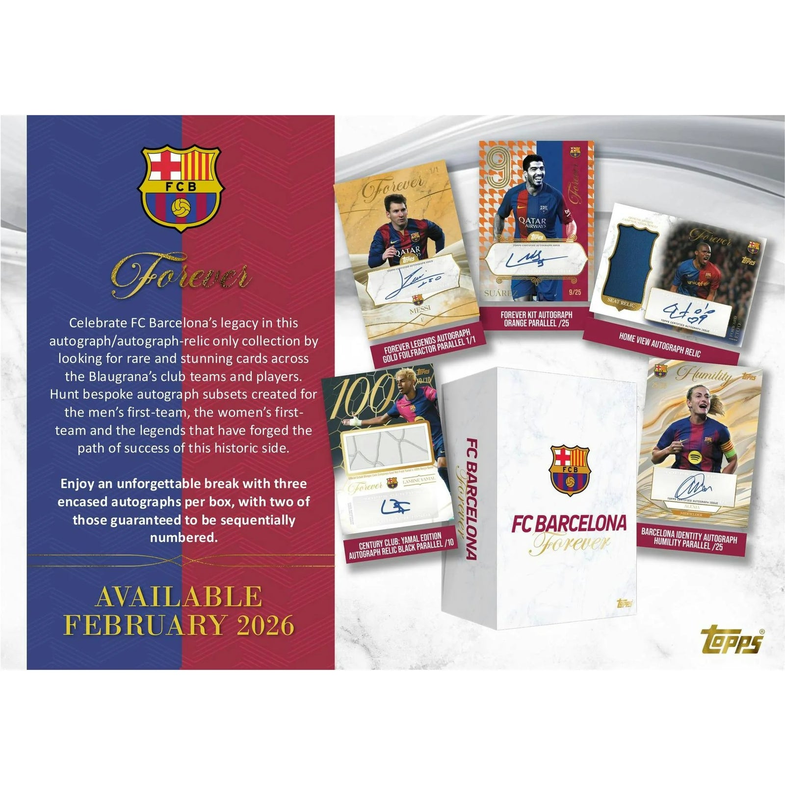 DRAFT - Just In 2025/26 Topps Barcelona Forever Hobby Box