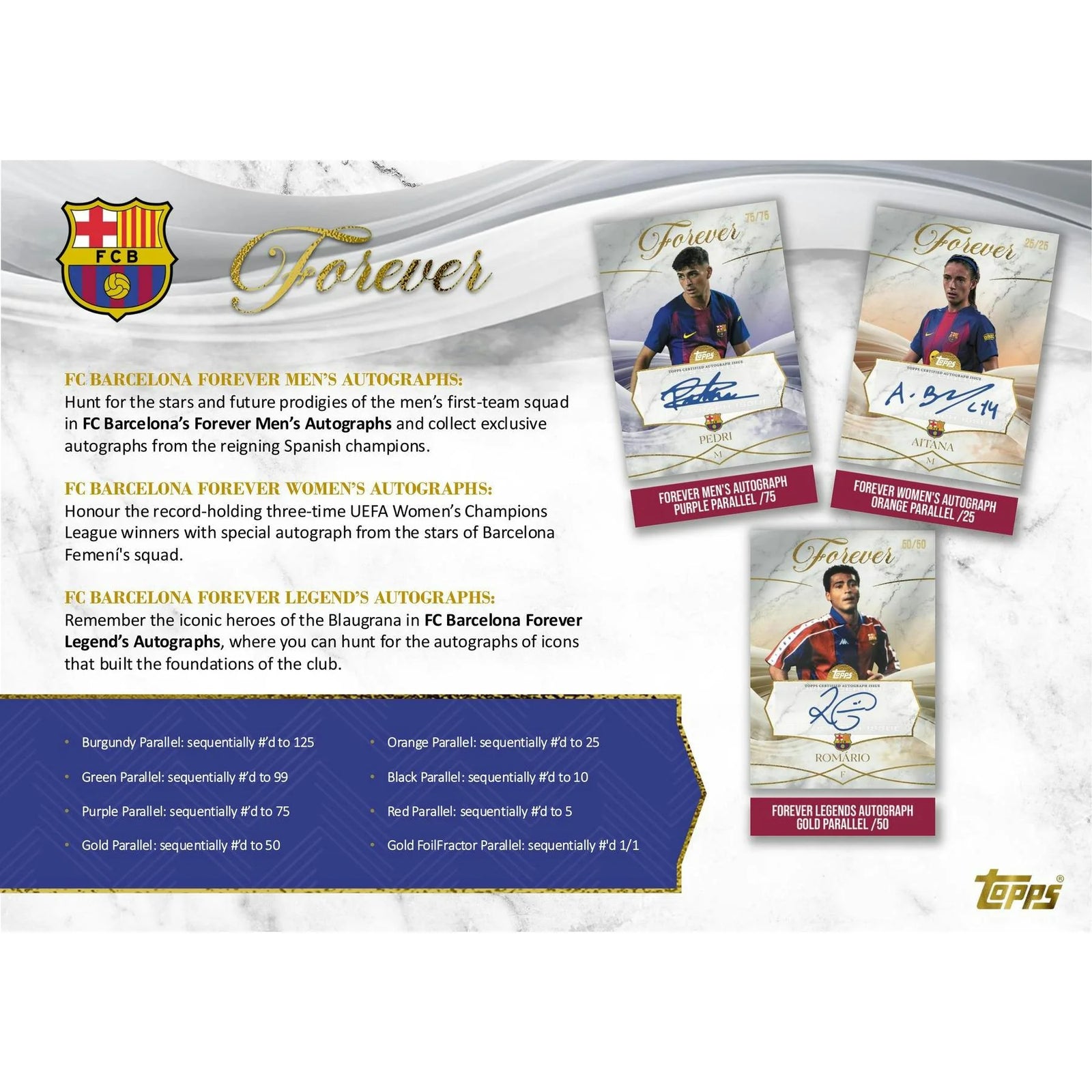 DRAFT - Just In 2025/26 Topps Barcelona Forever Hobby Box