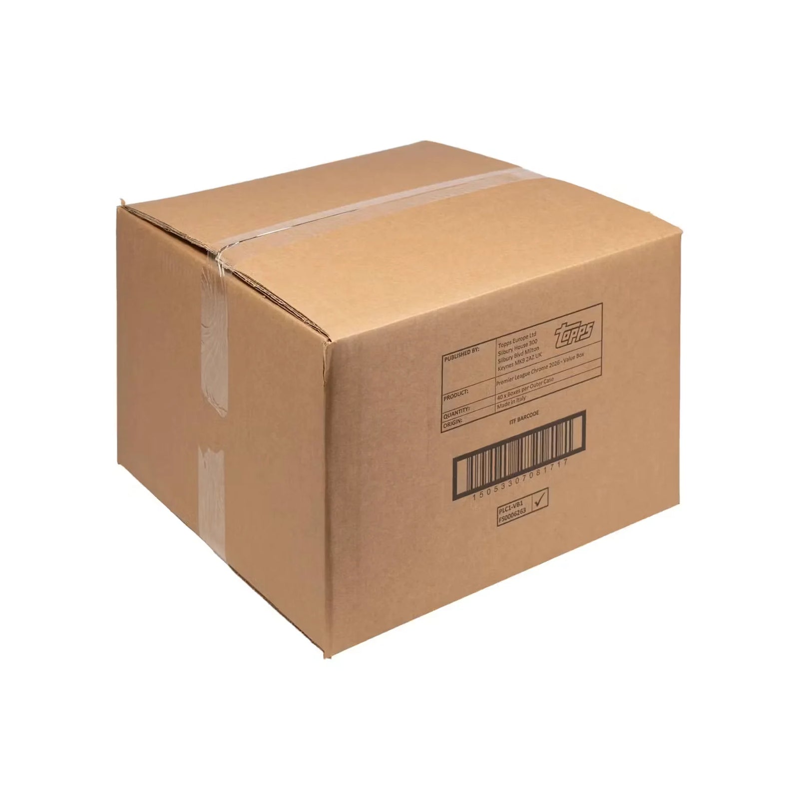 DRAFT - 2026 Topps Chrome Premier League Soccer Blaster 40-Box Case
