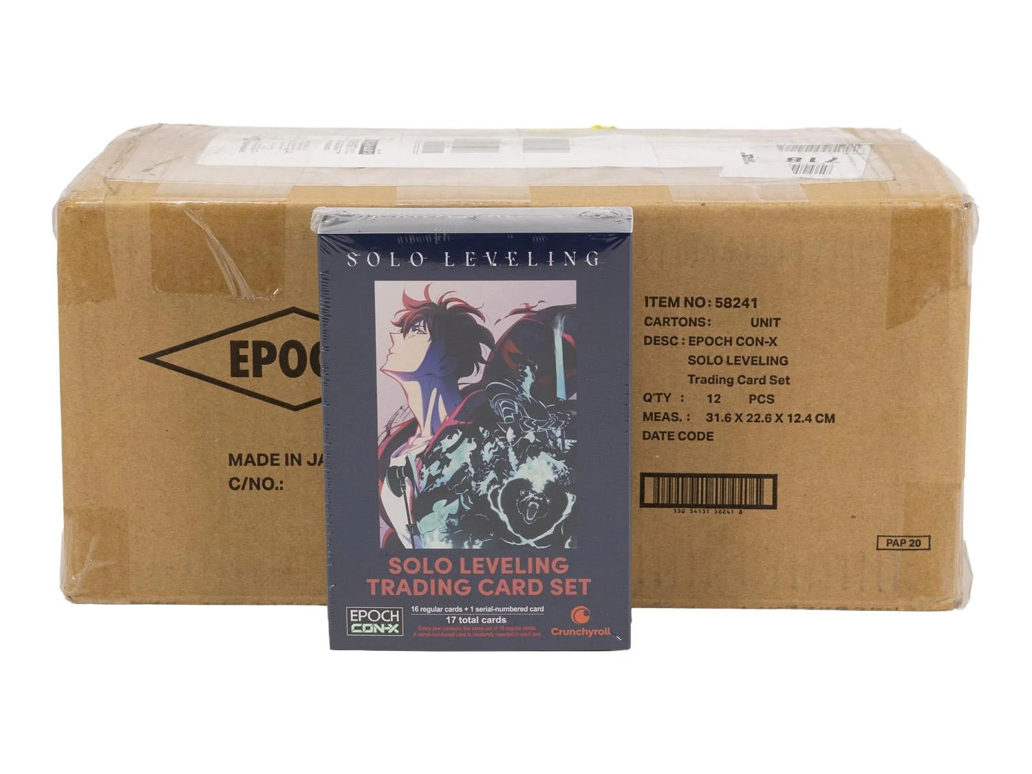 DRAFT - 2026 Epoch Con-X Solo Leveling Trading Card 12-Box Case