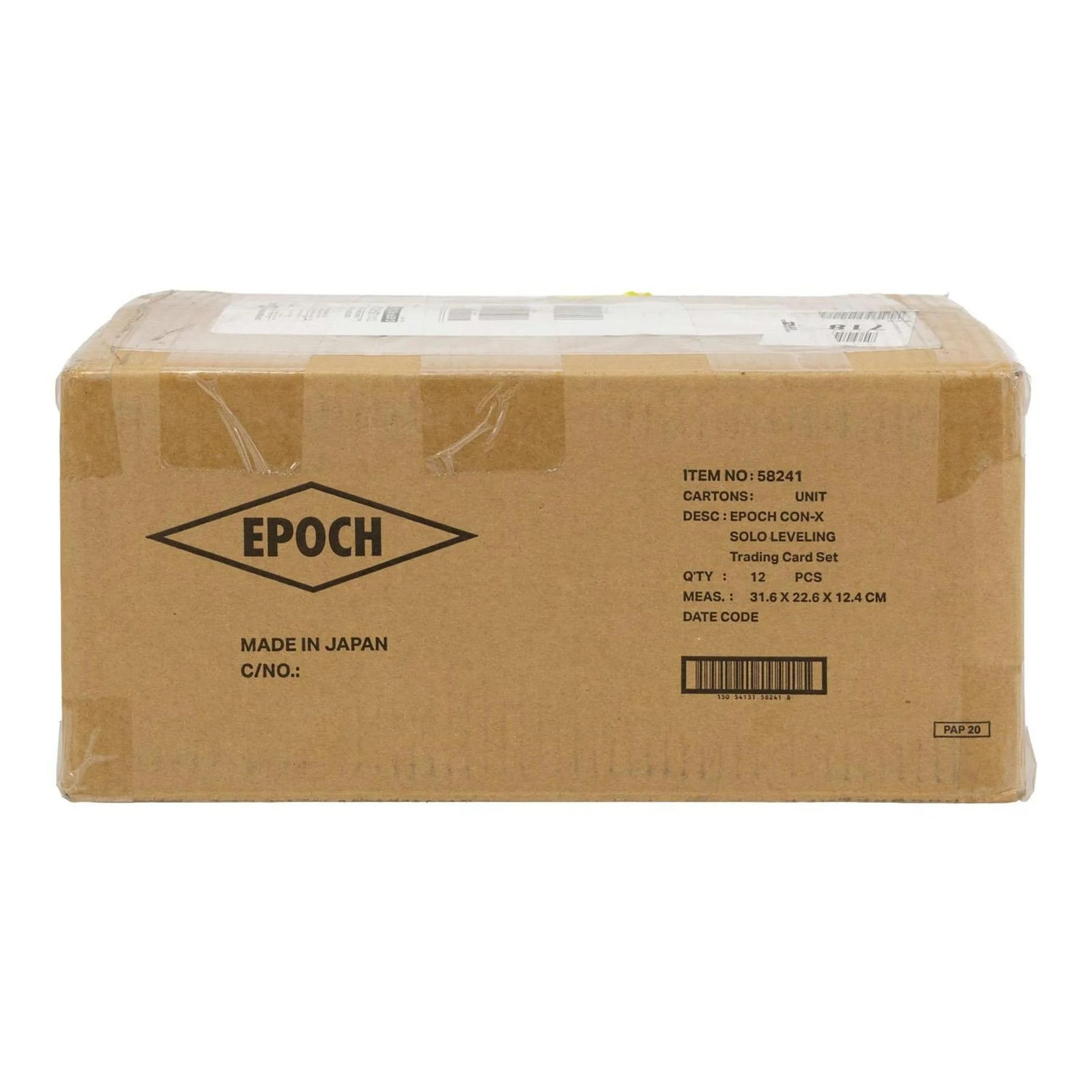 DRAFT - 2026 Epoch Con-X Solo Leveling Trading Card 12-Box Case