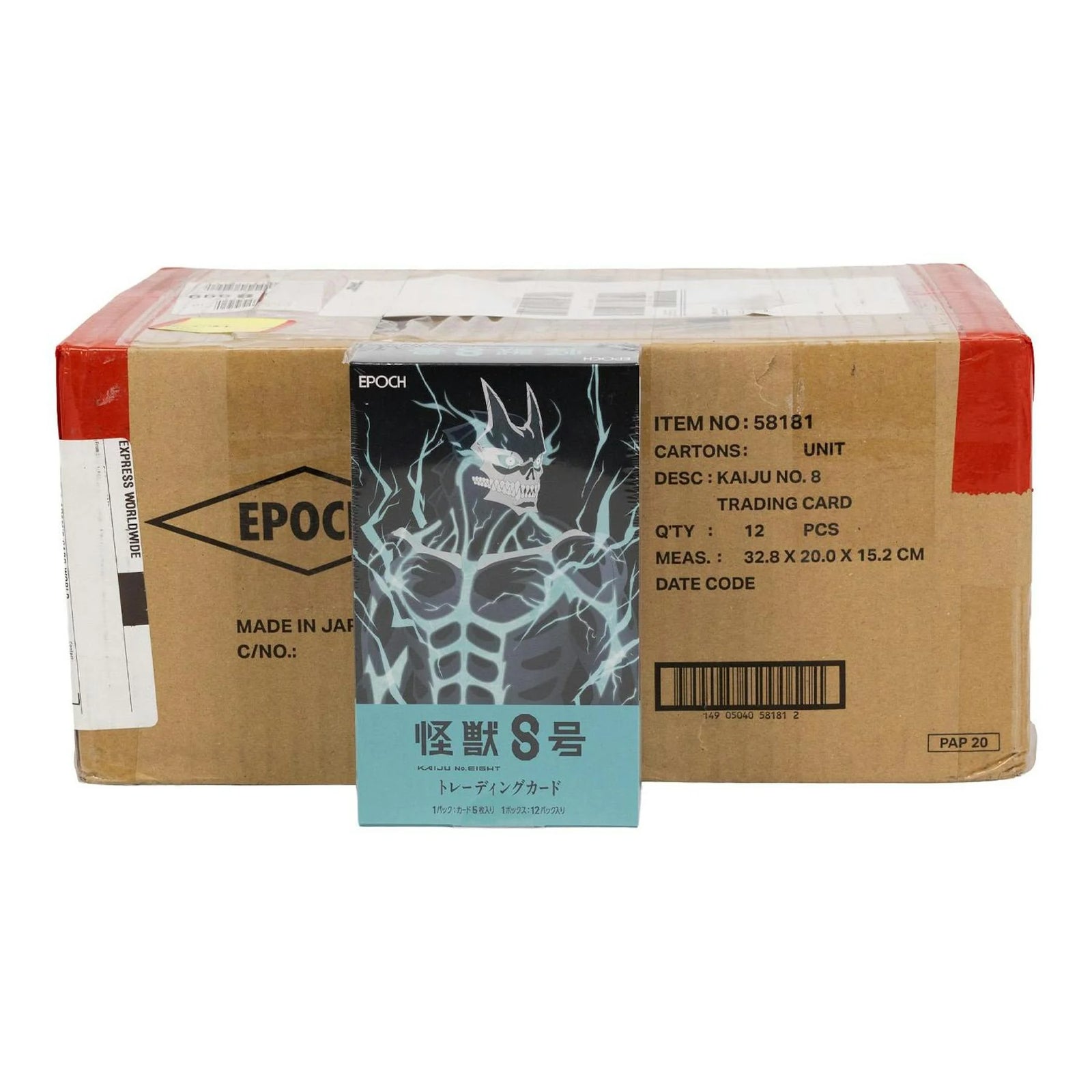 DRAFT - Kaiju No. 8 Japan Edition Hobby 12-Box Case | Epoch 2026