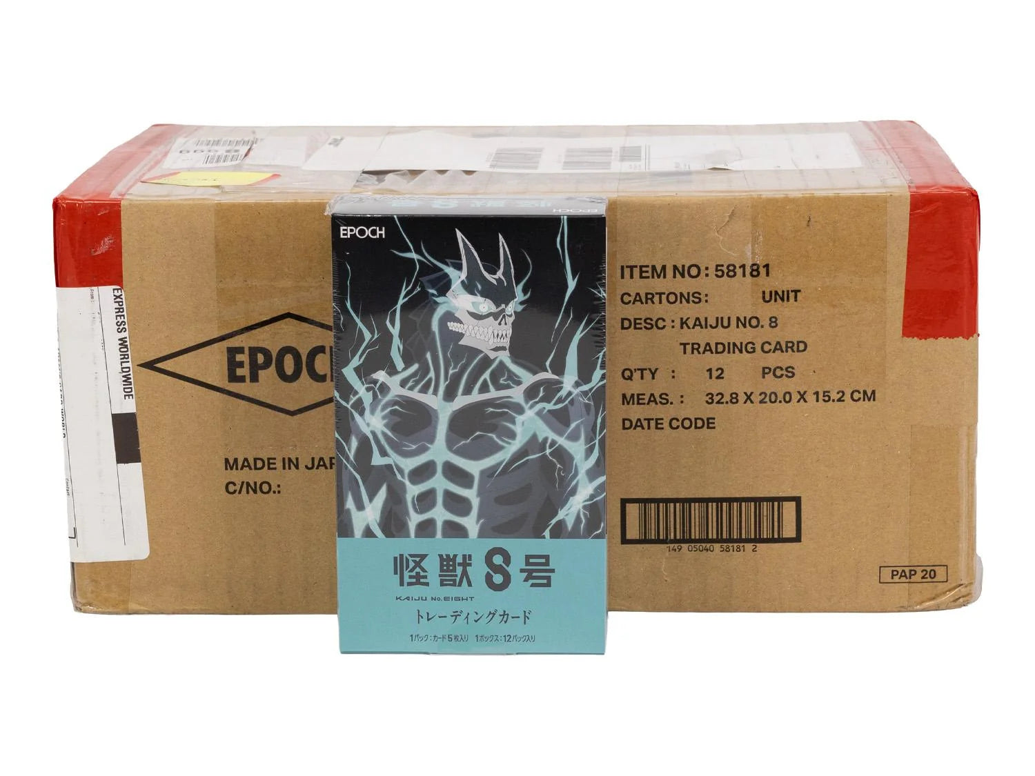 DRAFT - Kaiju No. 8 Japan Edition Hobby 12-Box Case | Epoch 2026