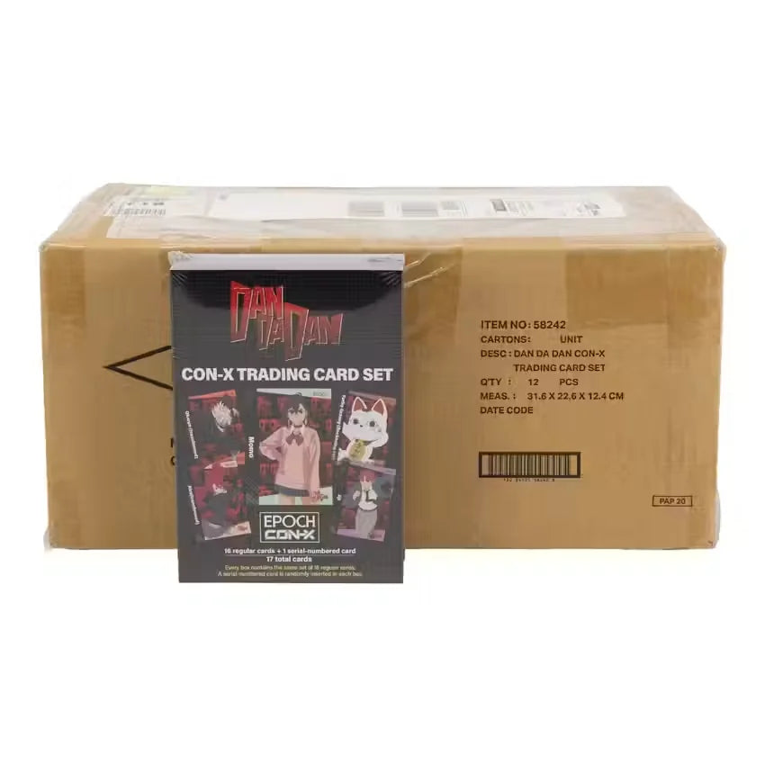 Dan Da Dan Con X Trading Card 12 Box Case 2026 Epoch Release (Ships Sealed Only)