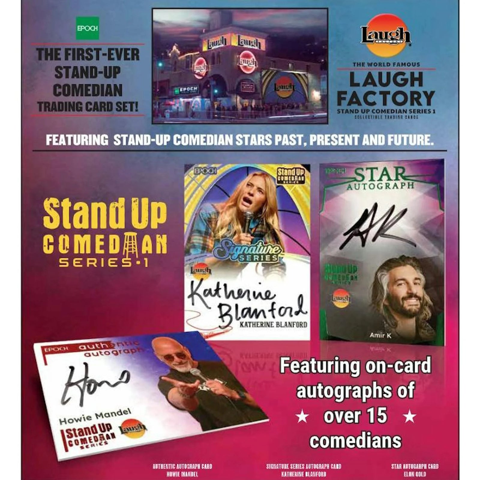 DRAFT - 2026 Epoch Laugh Factory Stand Up Comedian Series 1 Blaster Box