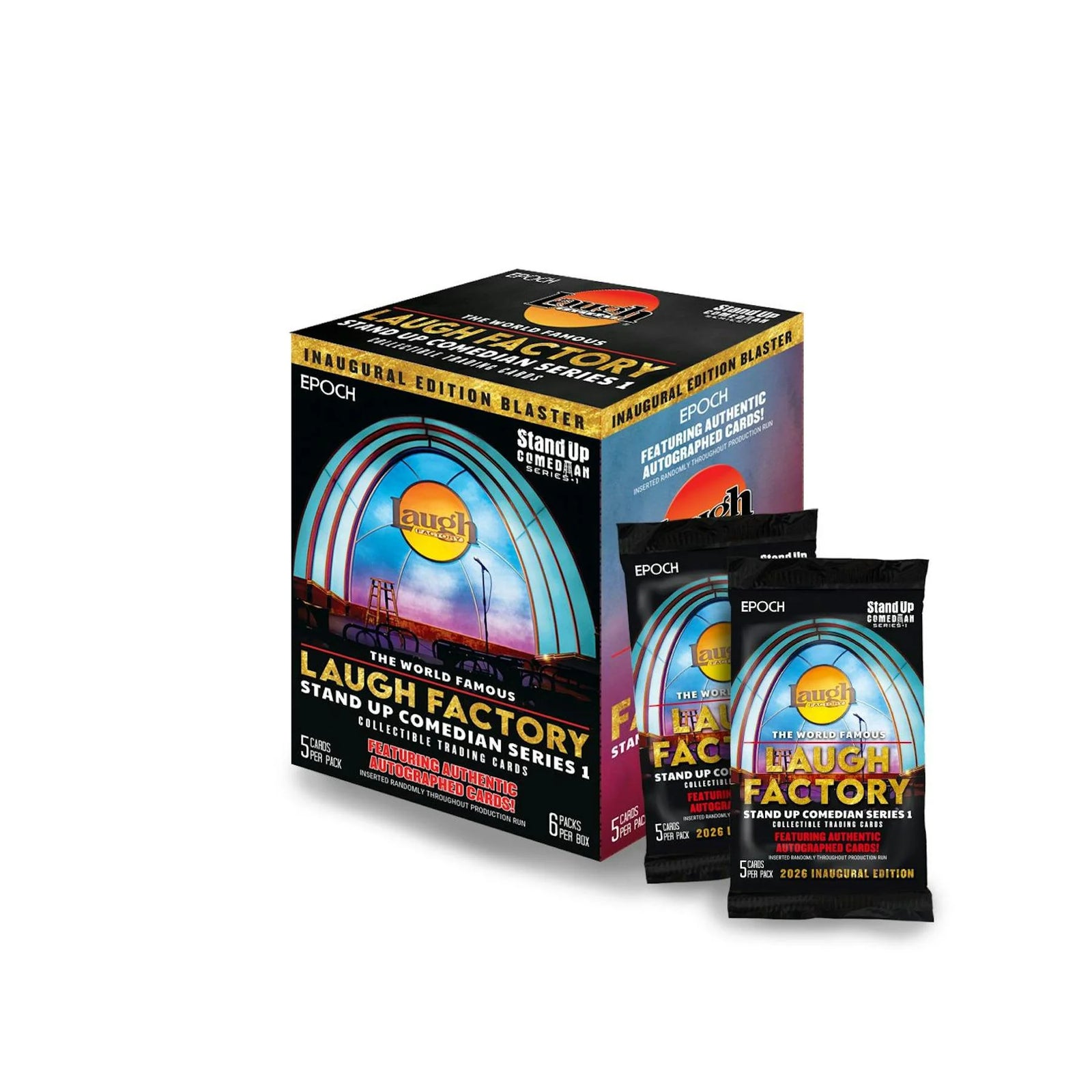 DRAFT - 2026 Epoch Laugh Factory Stand Up Comedian Series 1 Blaster Box