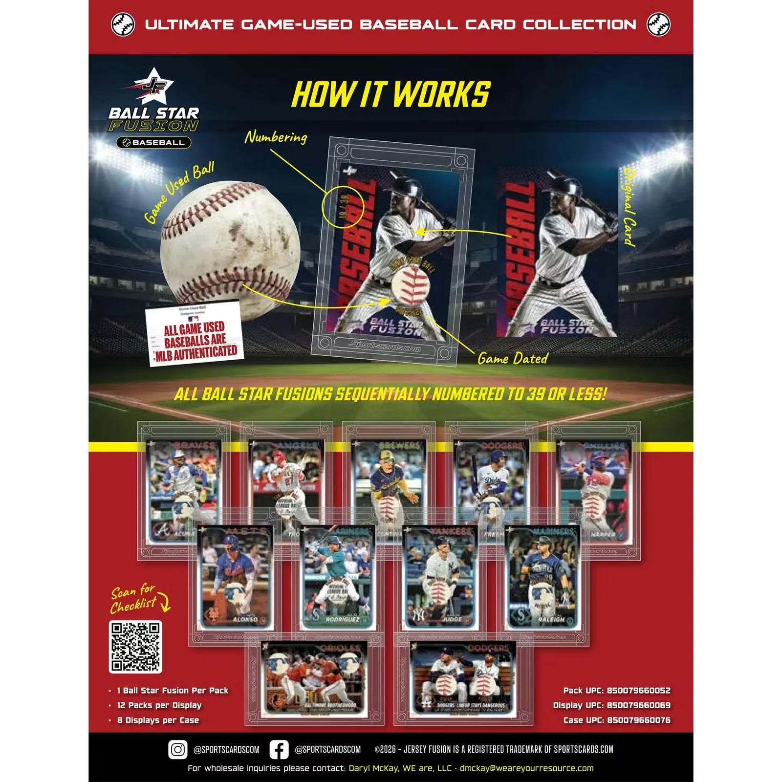 DRAFT - 2026 Jersey Fusion Ball Star Baseball Hobby Box