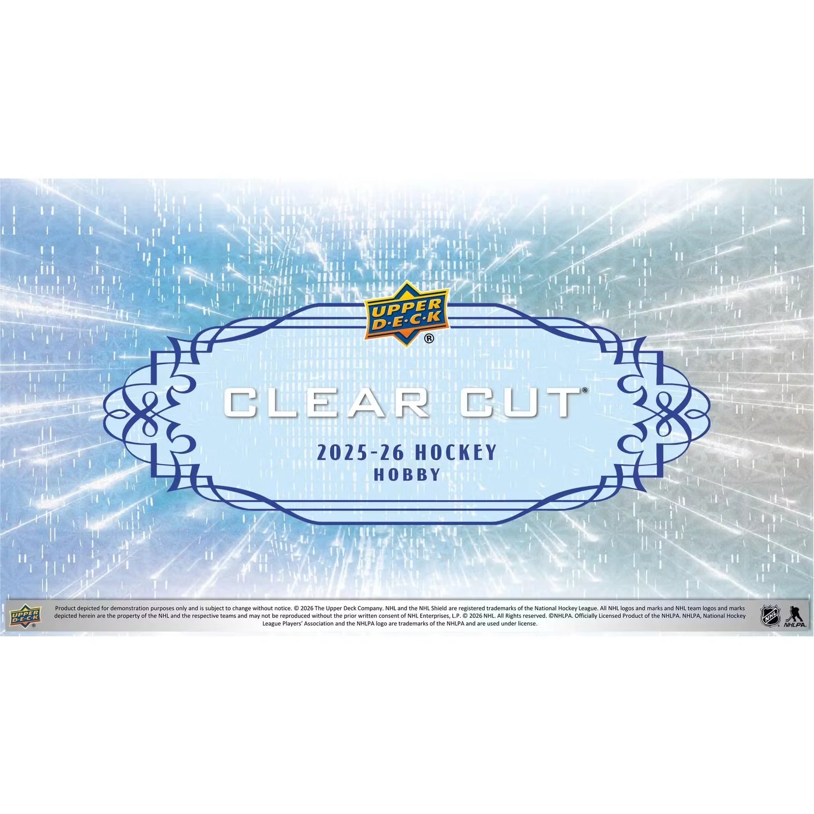 2025-26 Upper Deck Clear Cut Hockey Hobby Box | Presell (Ships Sealed Only)