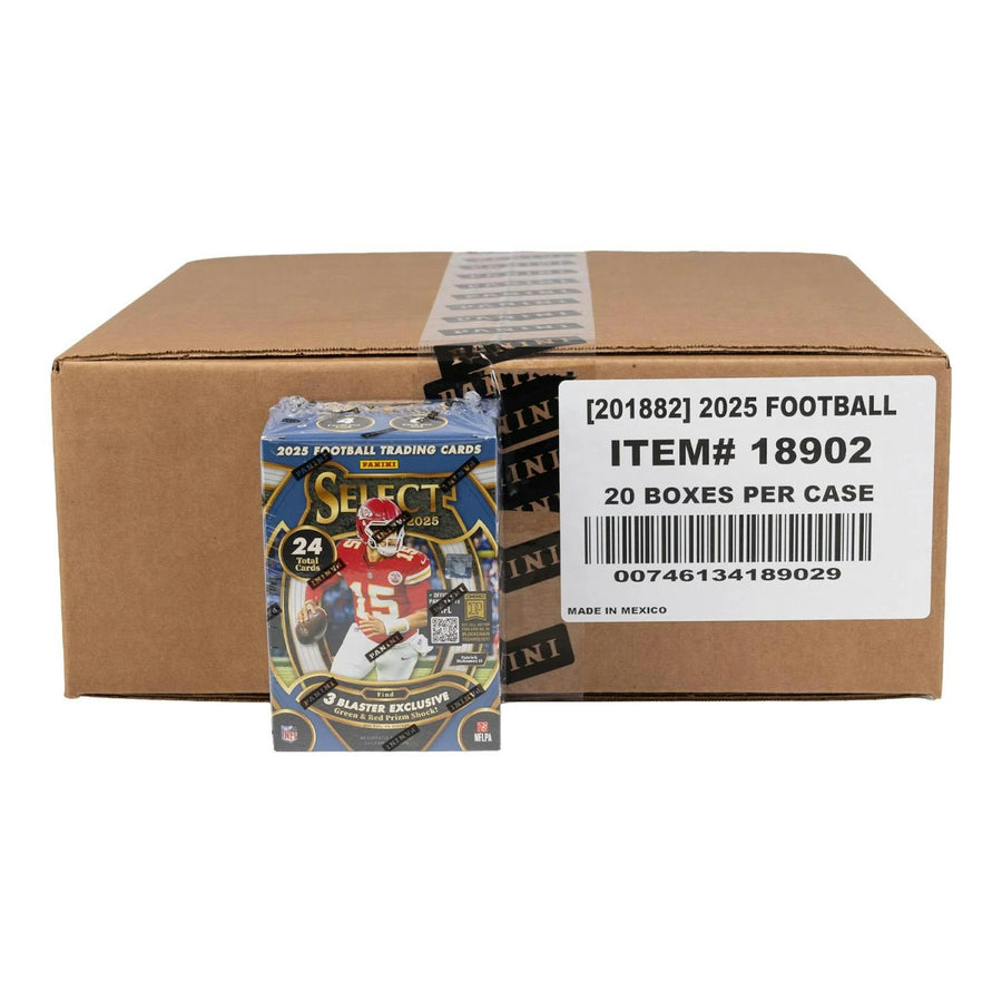 DRAFT - New 2025 Panini Select Football Blaster Hobby 20-Box Case (Green & Red Prizms!)