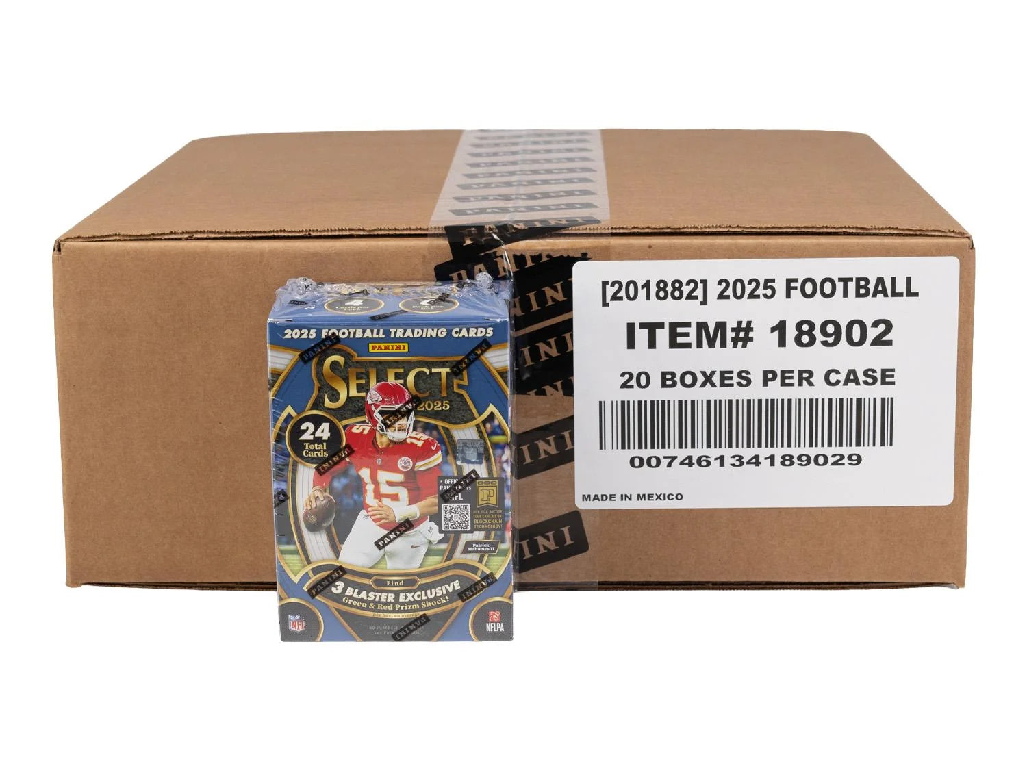 DRAFT - New 2025 Panini Select Football Blaster Hobby 20-Box Case (Green & Red Prizms!)