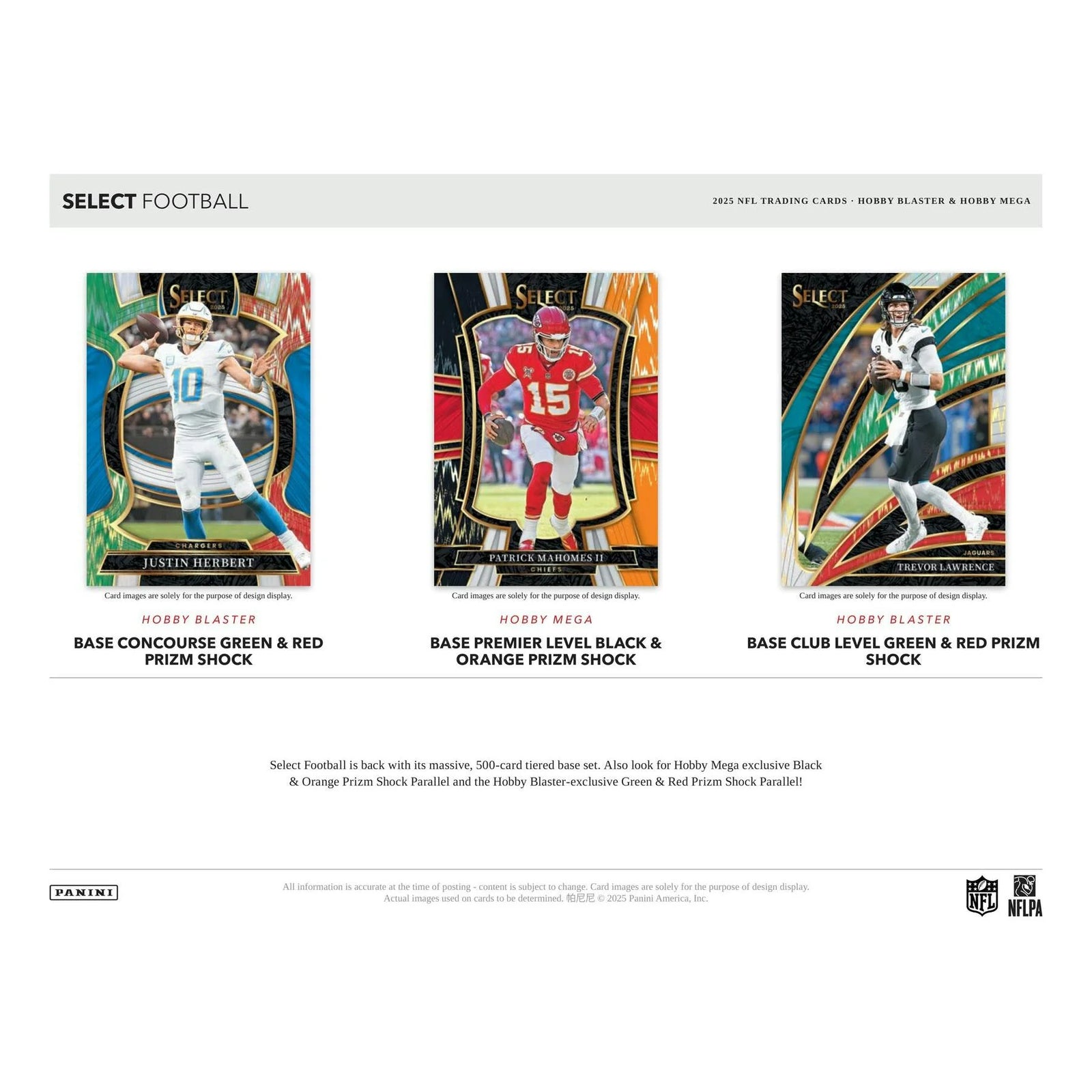 DRAFT - New 2025 Panini Select Football Blaster Hobby 20-Box Case (Green & Red Prizms!)
