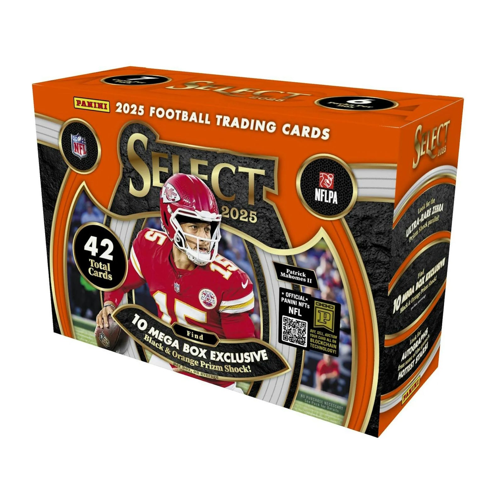 DRAFT - New 2025 Panini Select Football Mega Hobby 20-Box Case