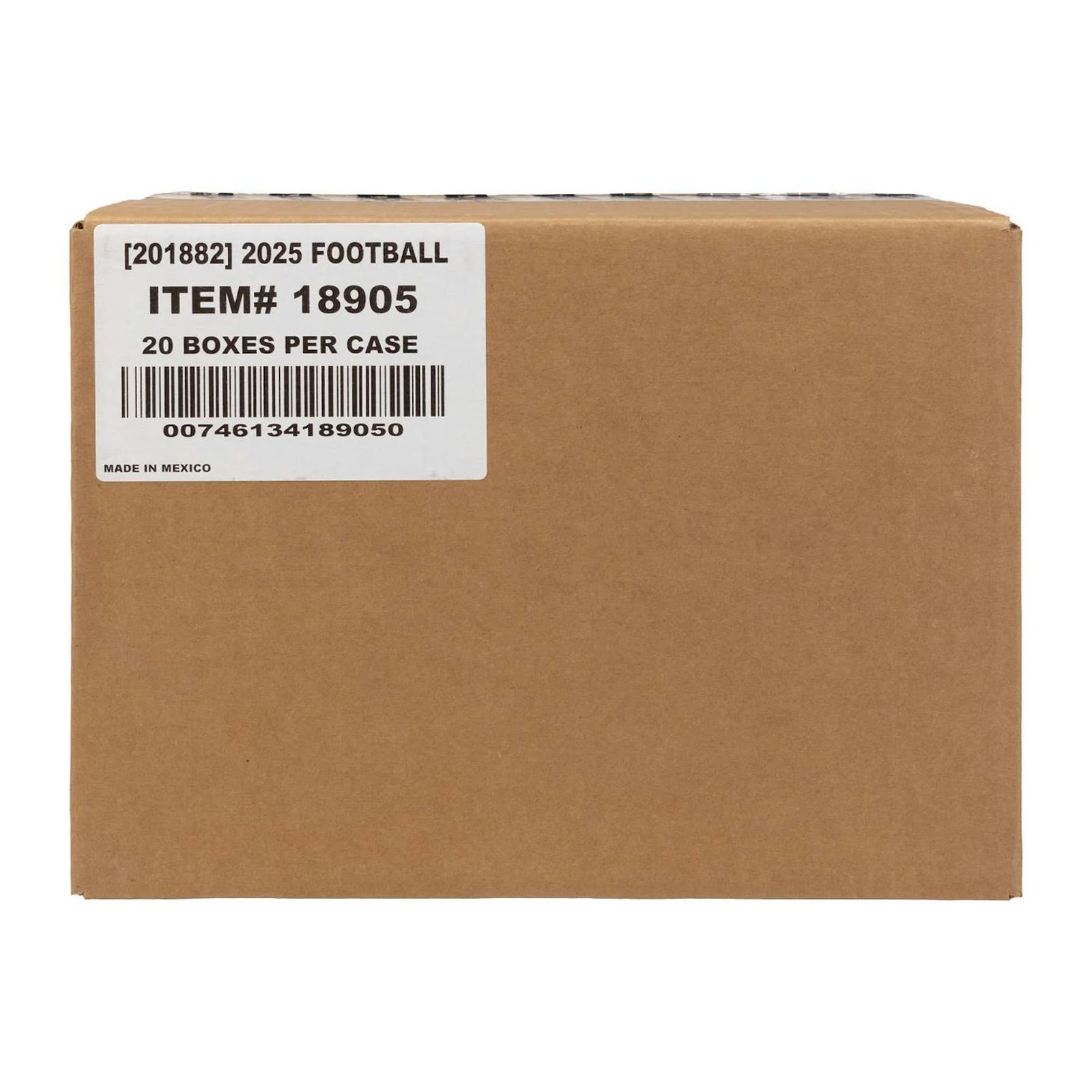 DRAFT - New 2025 Panini Select Football Mega Hobby 20-Box Case