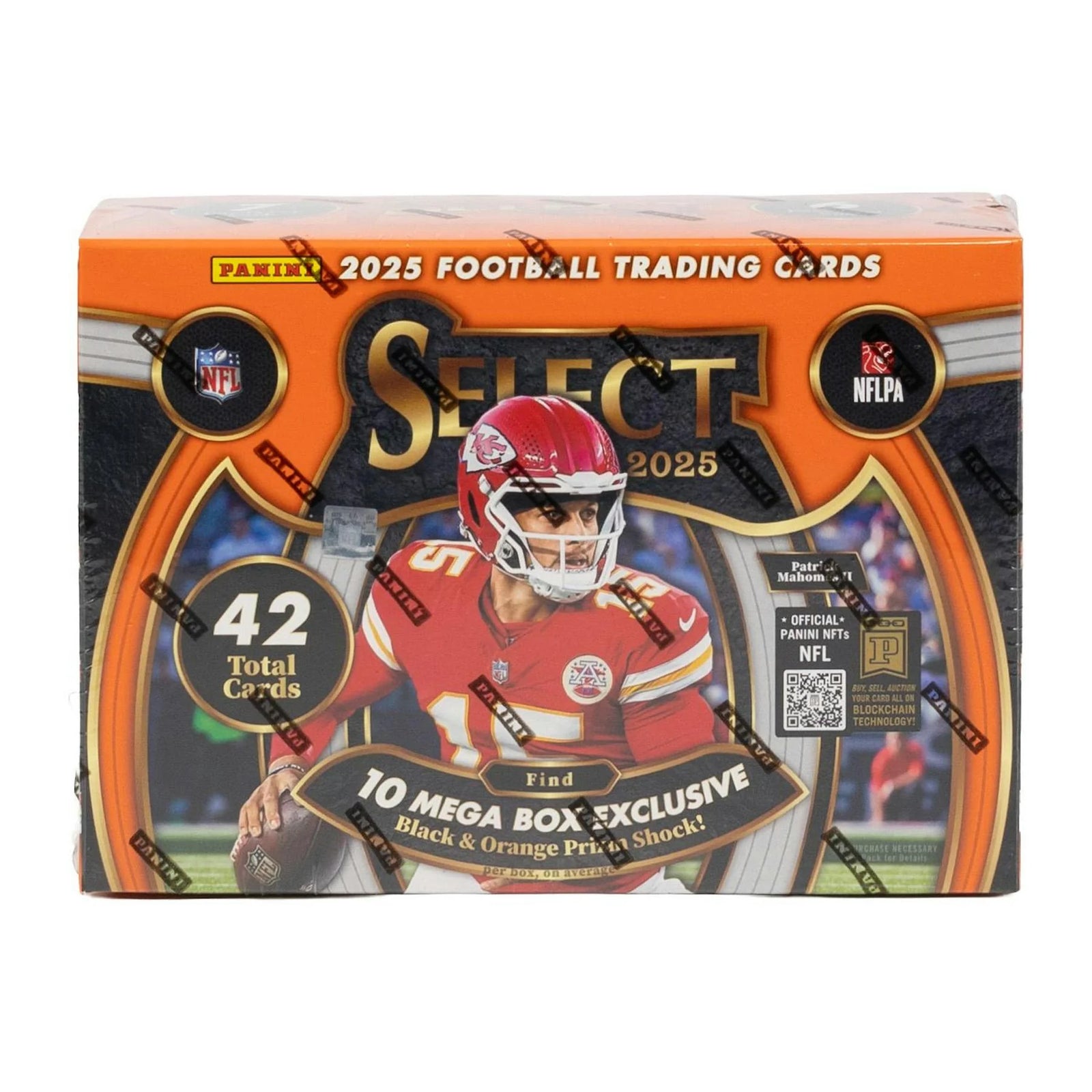 DRAFT - New 2025 Panini Select Football Mega Hobby 20-Box Case