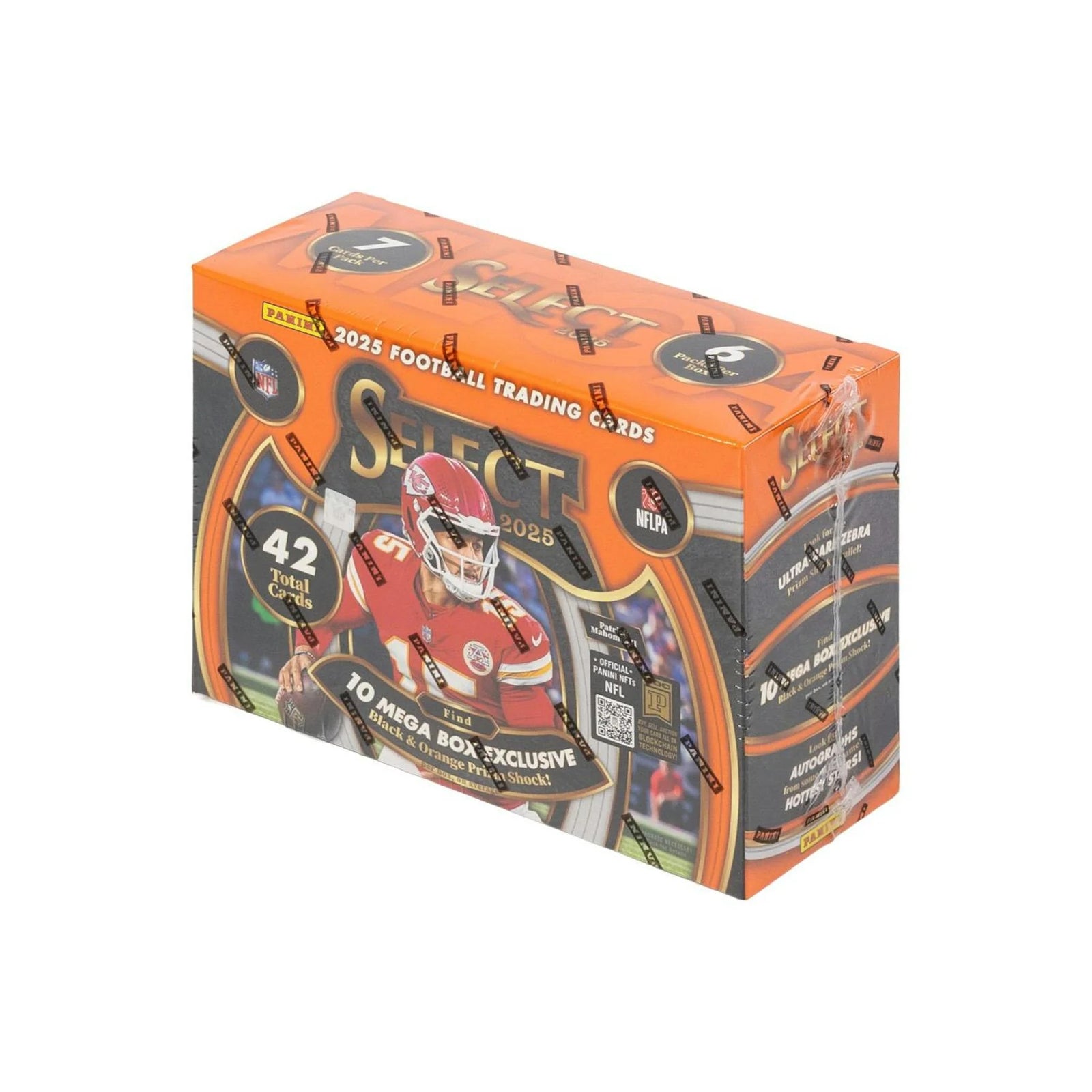 DRAFT - New 2025 Panini Select Football Mega Hobby 20-Box Case