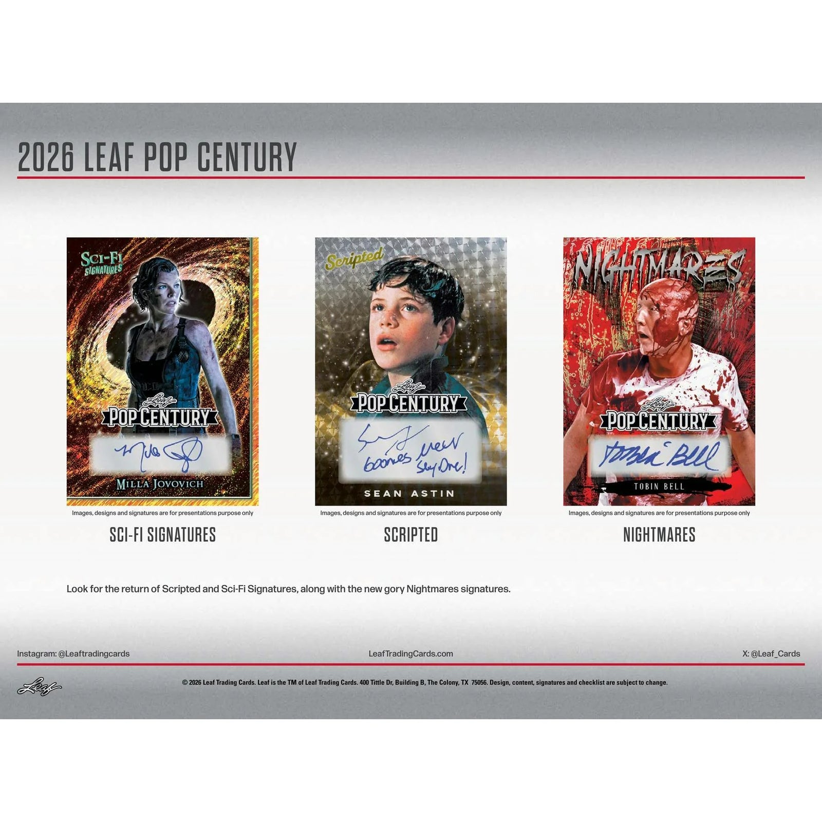 DRAFT - 2026 Leaf Metal Pop Century Hobby 10-Box Case