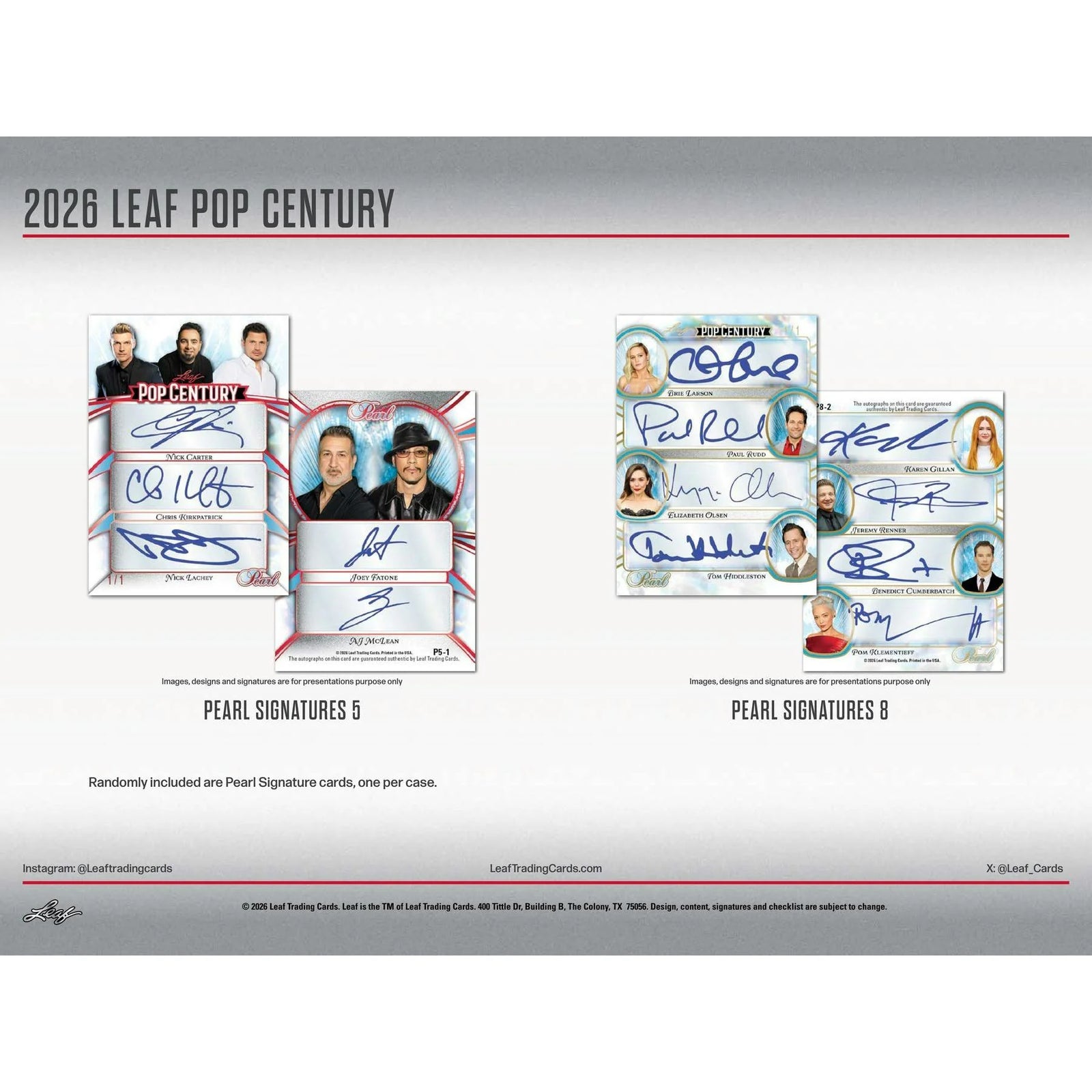 DRAFT - 2026 Leaf Metal Pop Century Hobby 10-Box Case