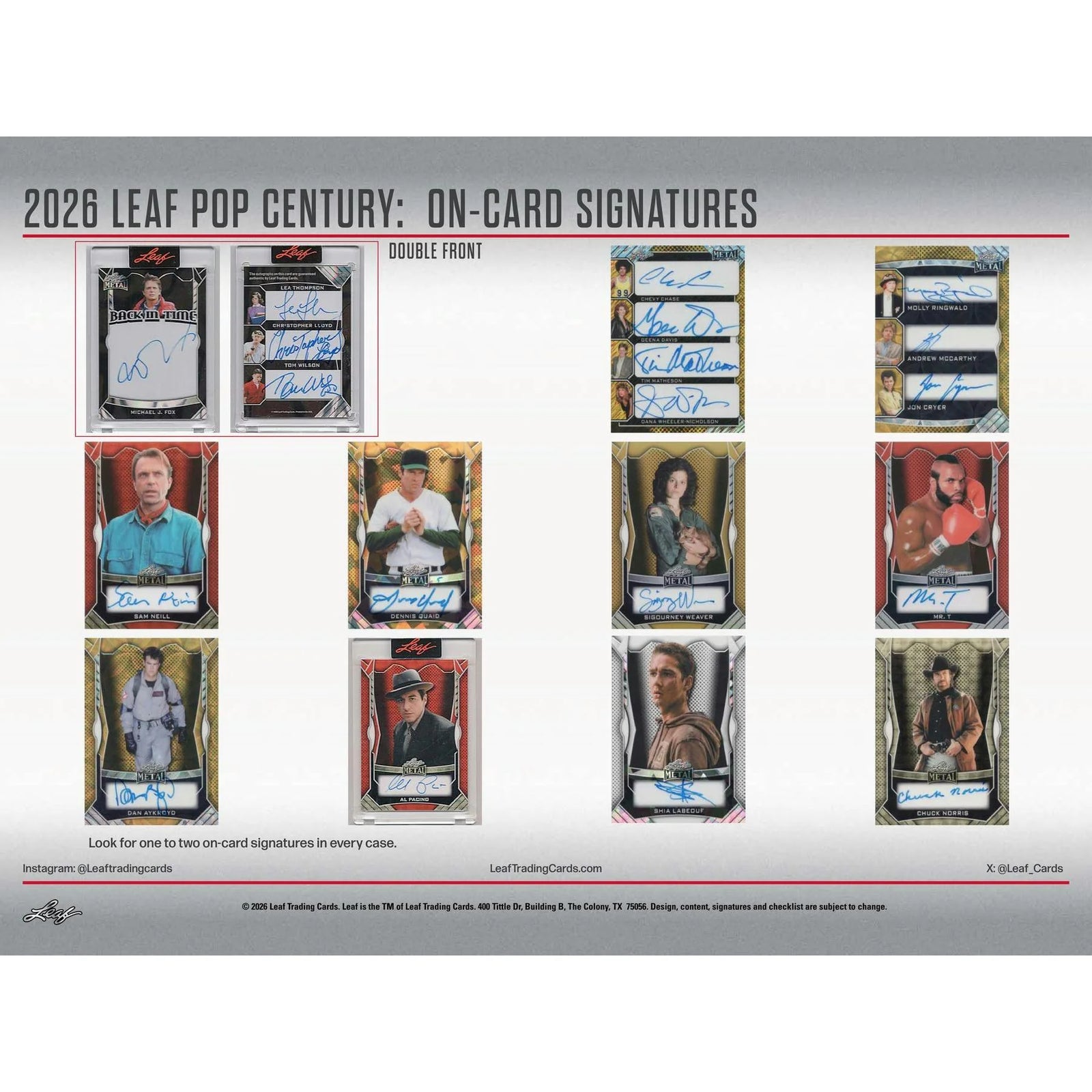 DRAFT - 2026 Leaf Metal Pop Century Hobby 10-Box Case