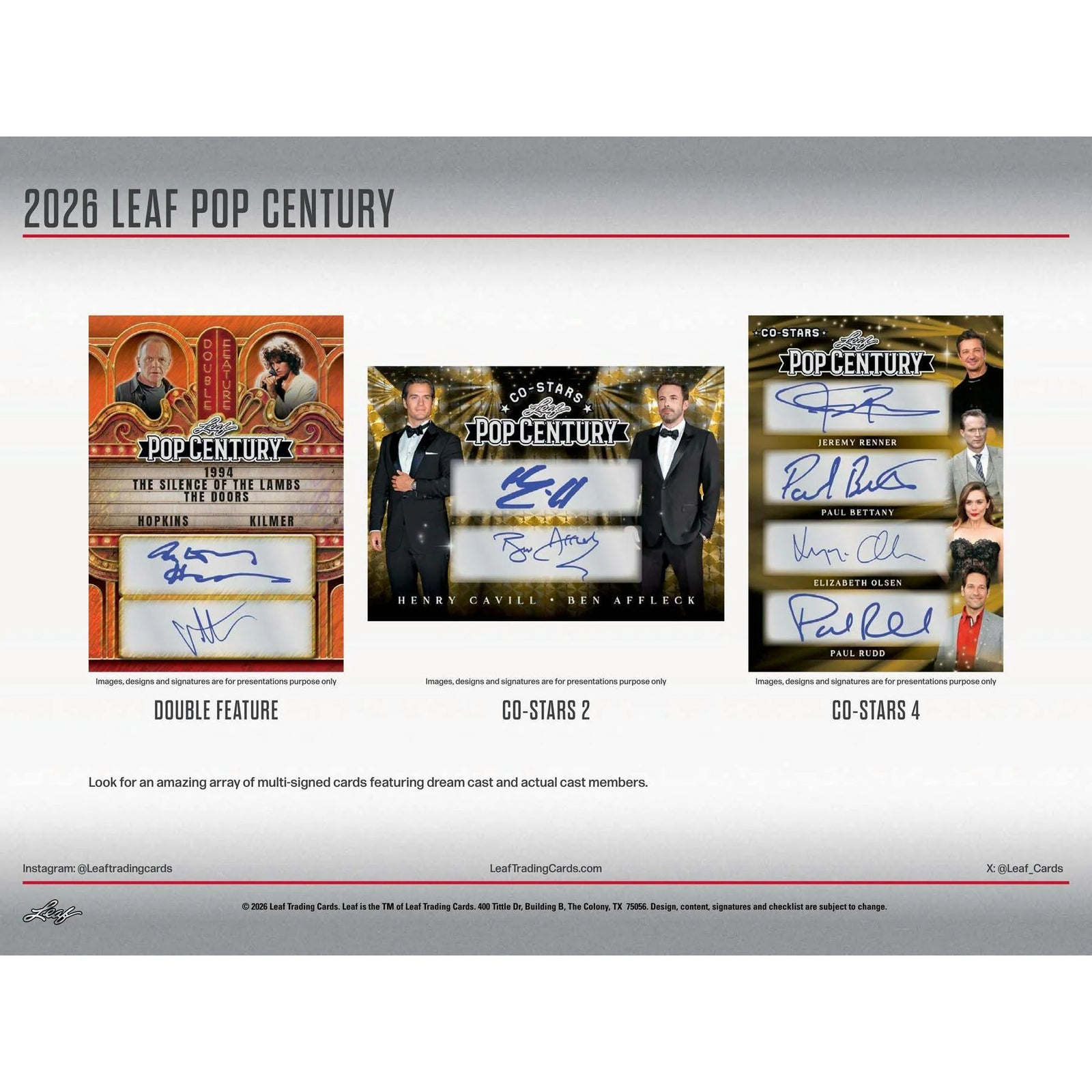 DRAFT - 2026 Leaf Metal Pop Century Hobby 10-Box Case