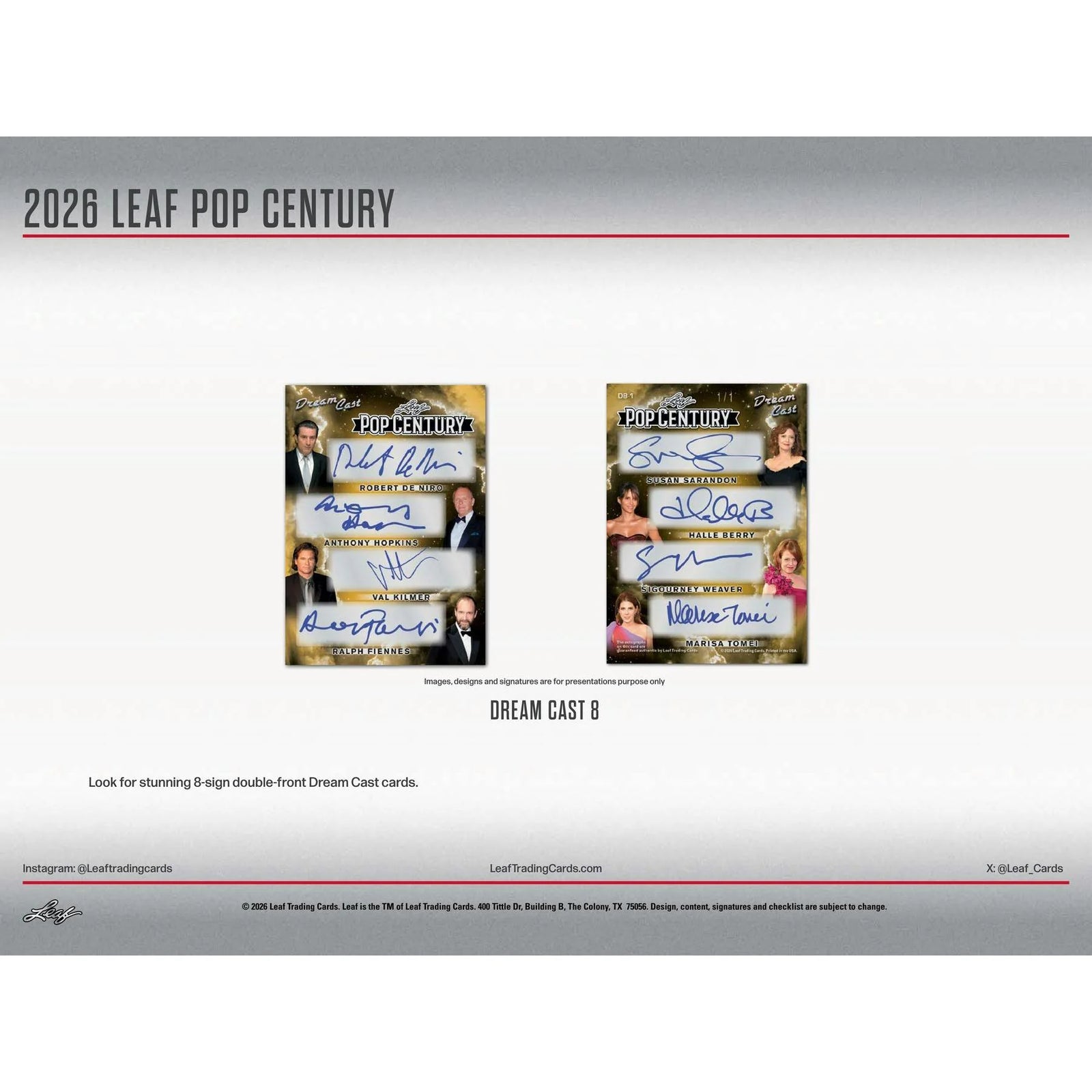 DRAFT - 2026 Leaf Metal Pop Century Hobby 10-Box Case