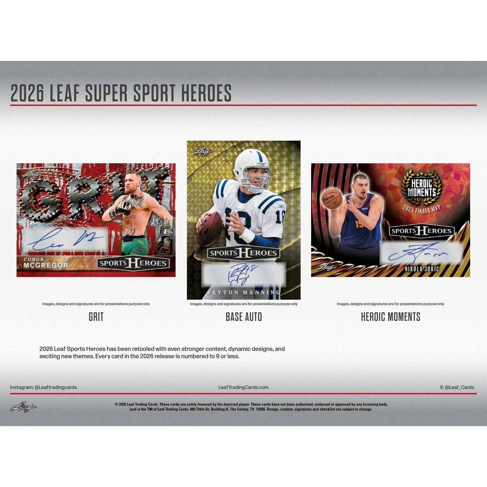 DRAFT - 2026 Leaf Metal Super Sports Heroes Hobby Box | dacardworld:BVDO0K08DH