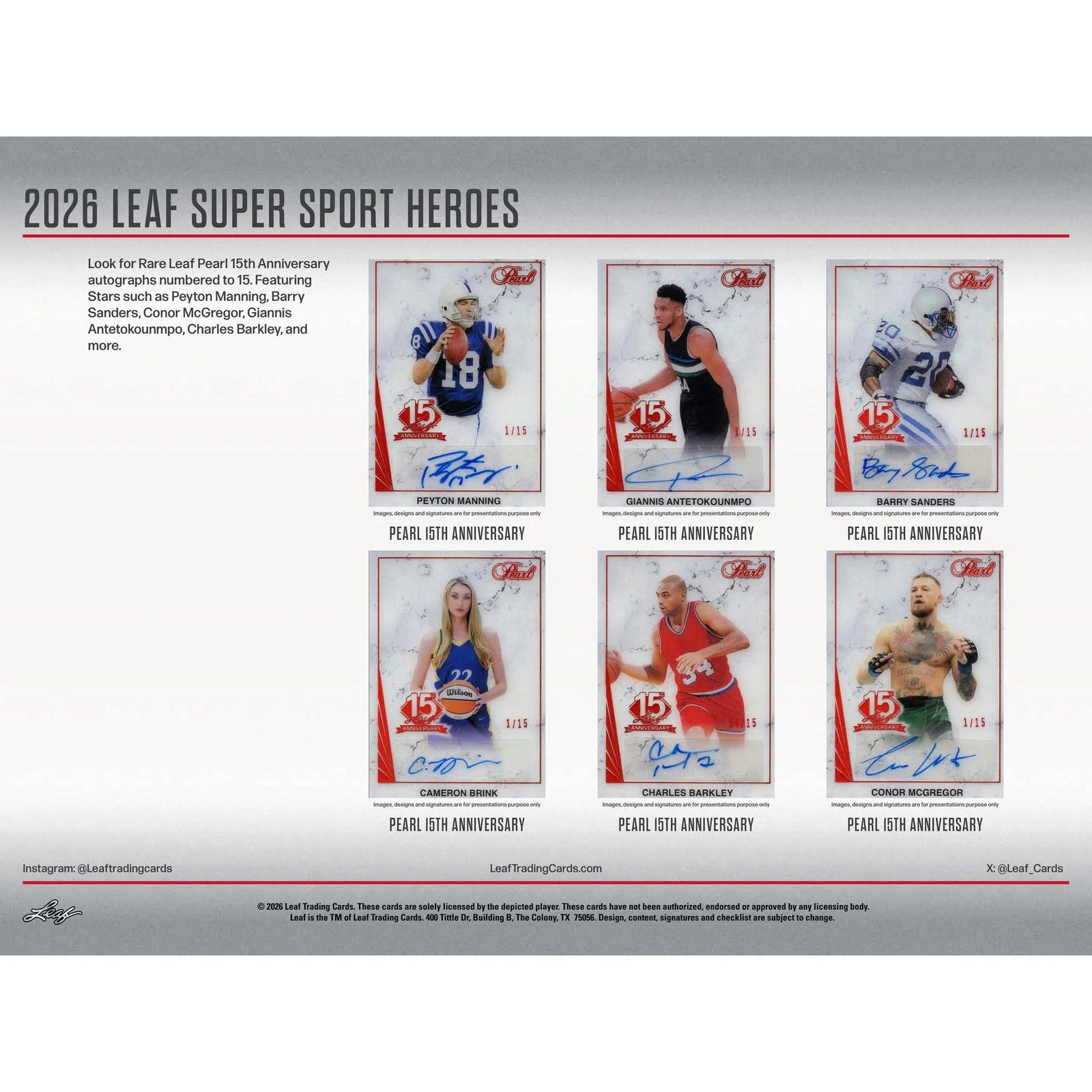 DRAFT - 2026 Leaf Metal Super Sports Heroes Hobby Box | dacardworld:BVDO0K08DH