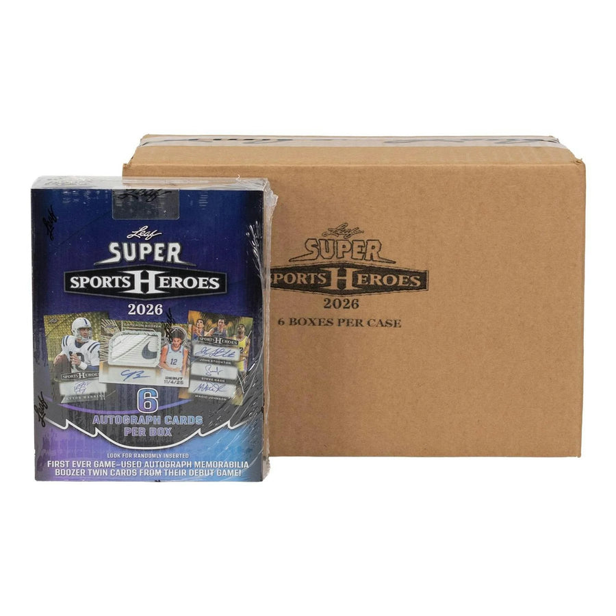 DRAFT - 2026 Leaf Metal Super Sports Heroes Hobby 6-Box Case | BVDO0KE5VO