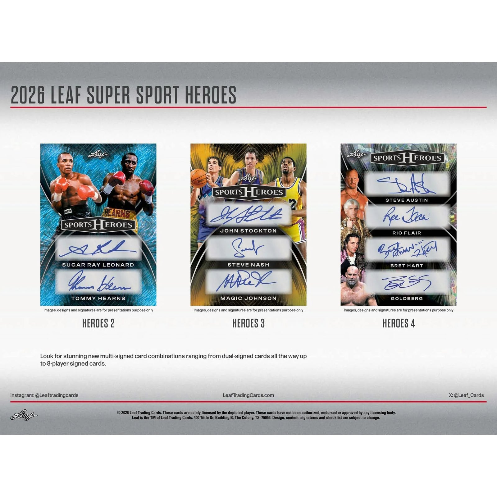 DRAFT - 2026 Leaf Metal Super Sports Heroes Hobby 6-Box Case | BVDO0KE5VO