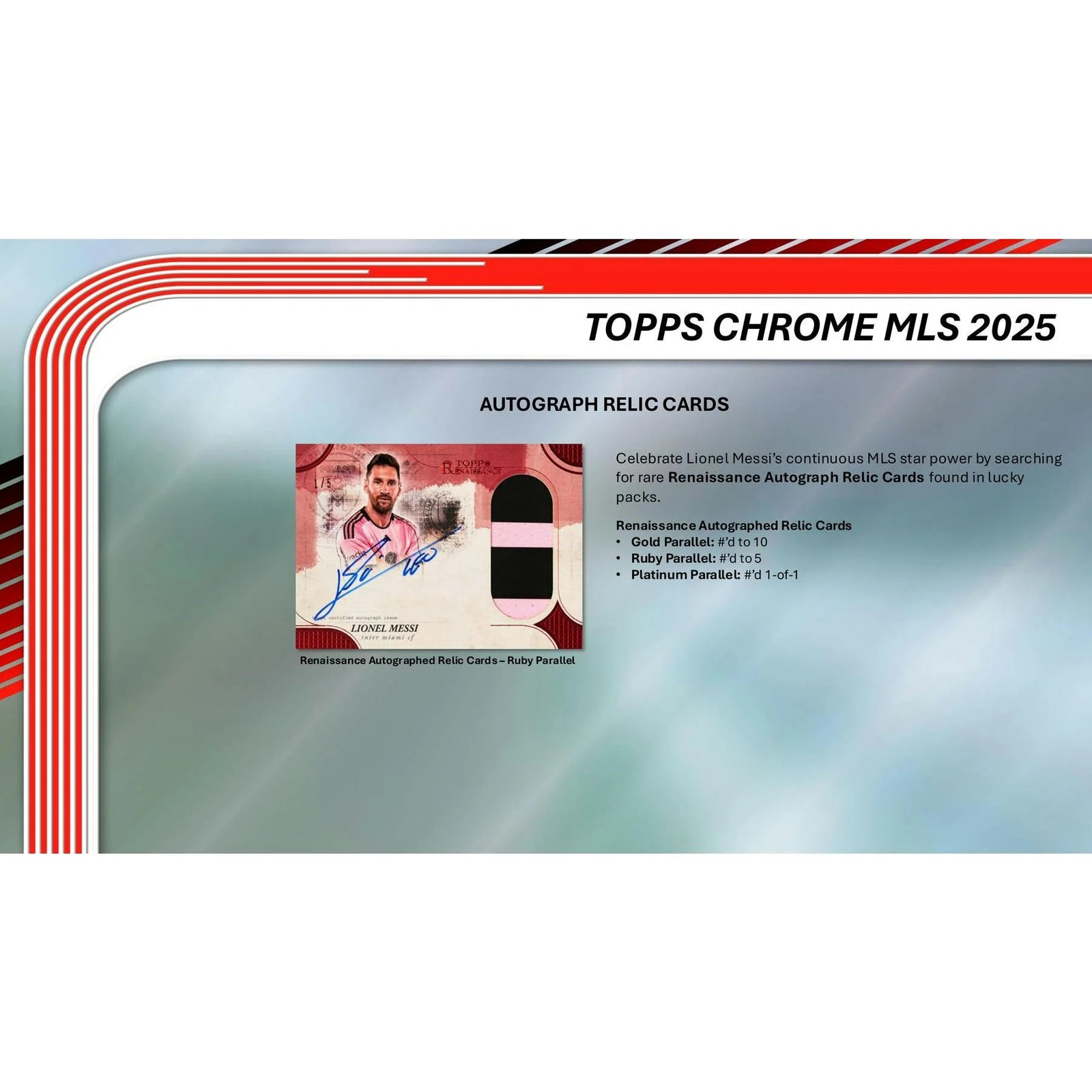 DRAFT - New 2025 Topps MLS Major League Soccer Chrome Blaster 40-Box Case