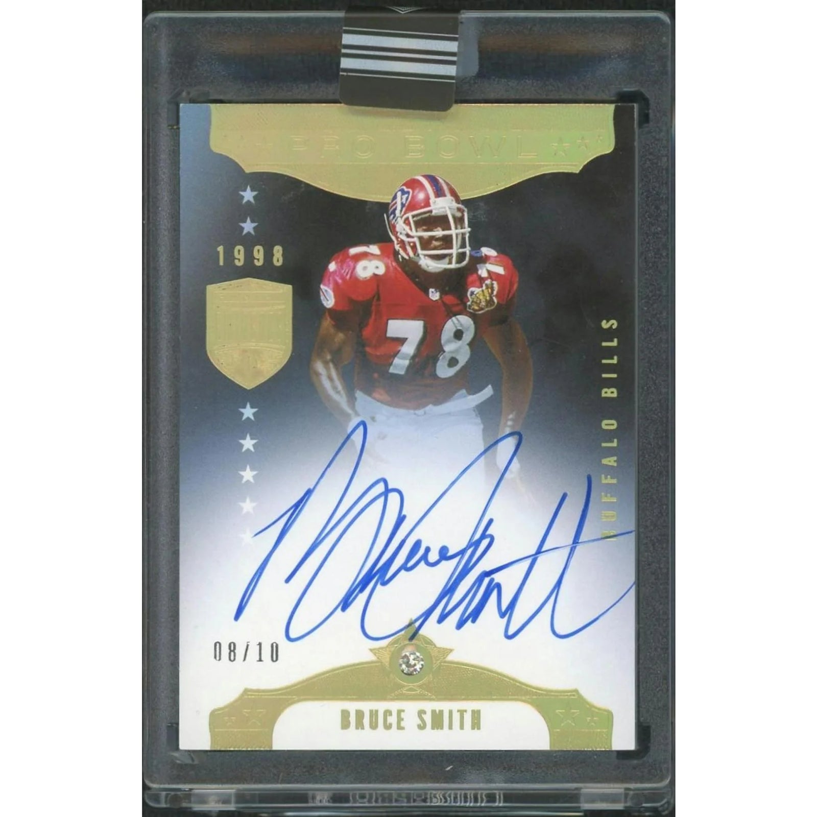 Bruce Smith Signed 2021 Panini Eminence Pro Bowl Card | Diamond Gem Auto
